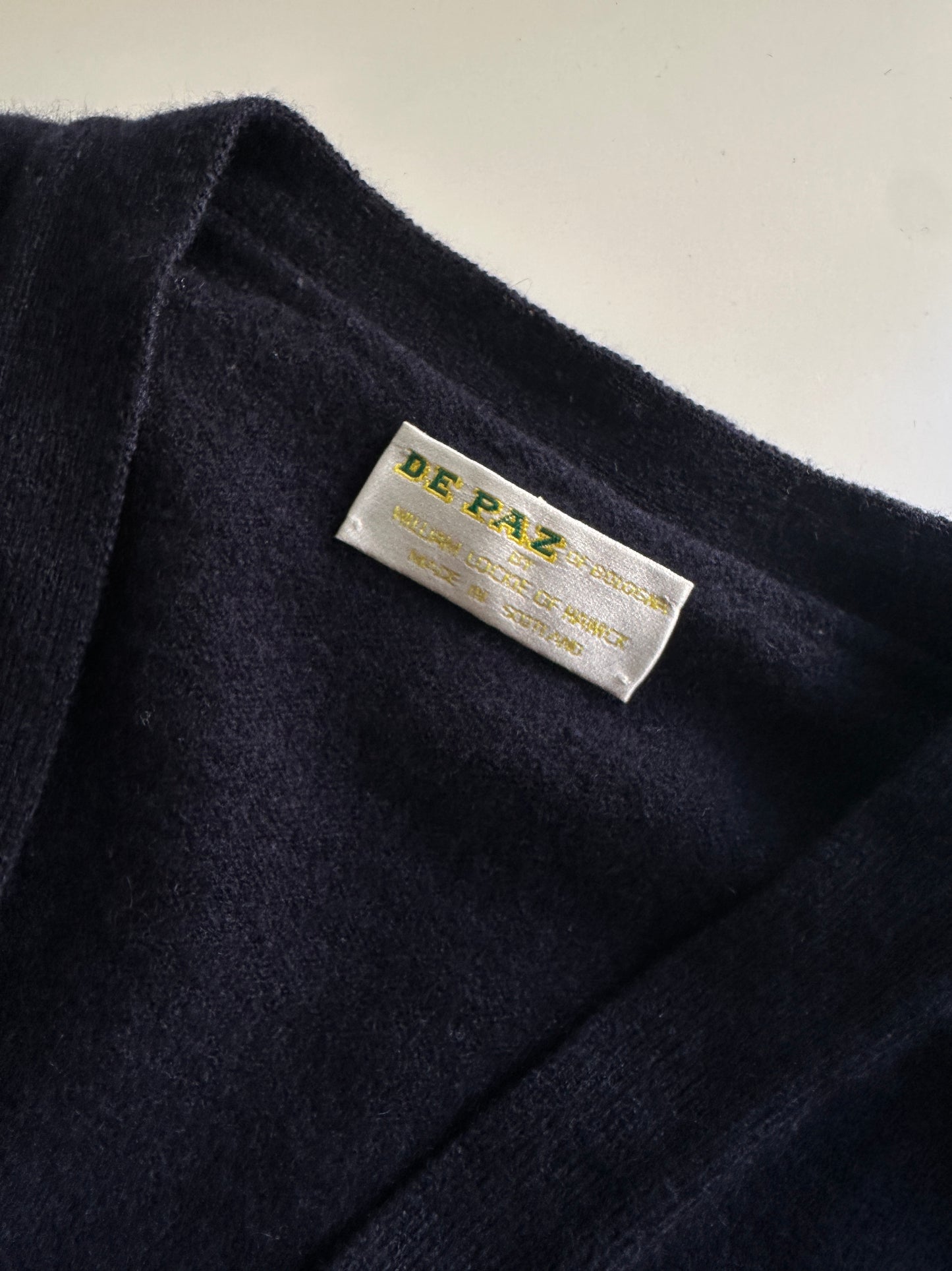Luxury Geelong Lambswool Cardigan Made in Scotland