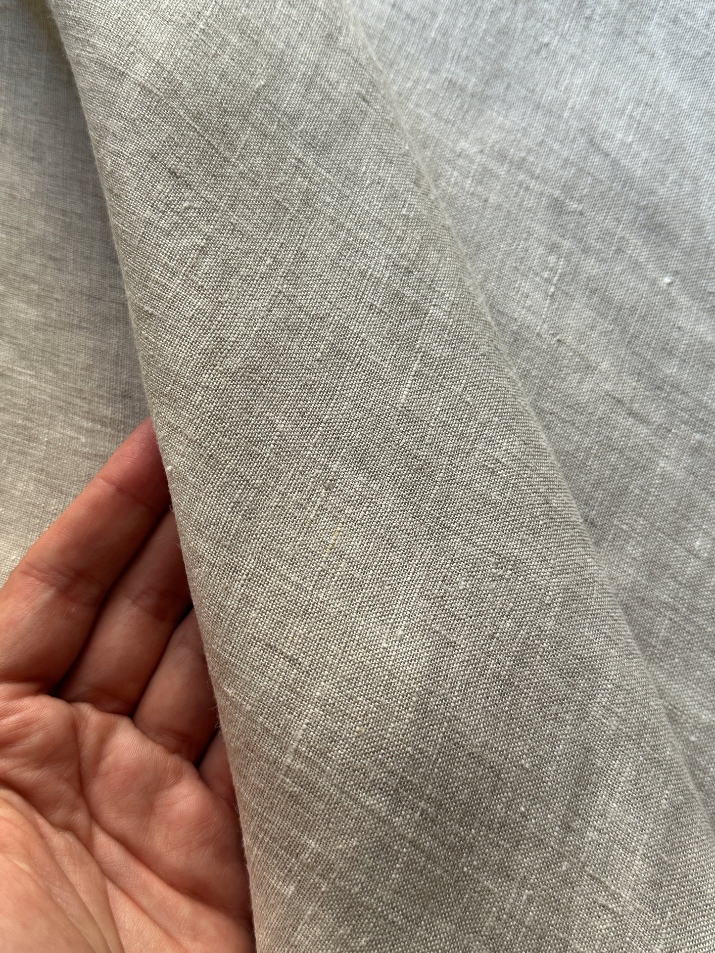 Linen Button-Detail Maxi Skirt
