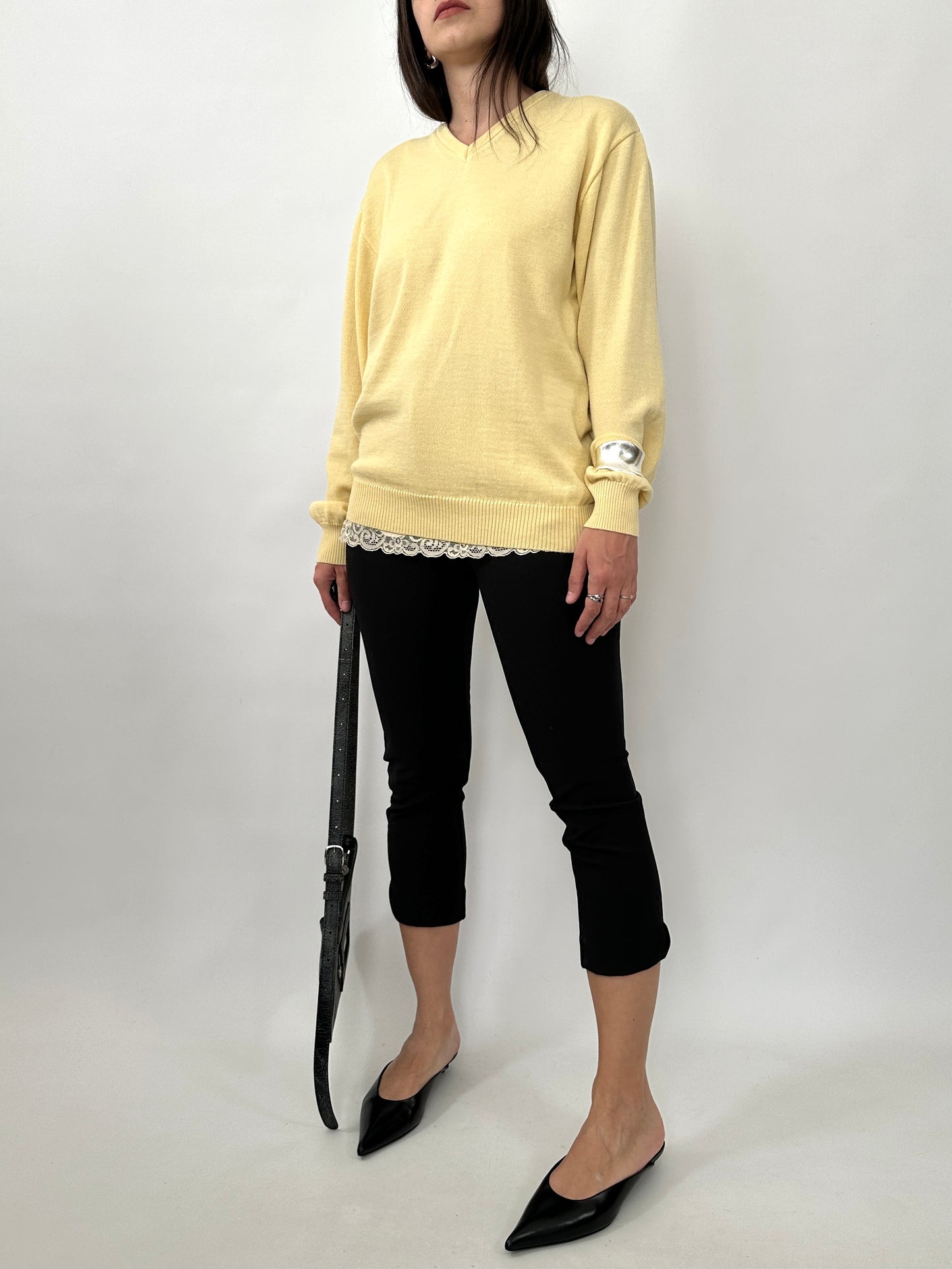 Butter Yellow Light Merino Sweater