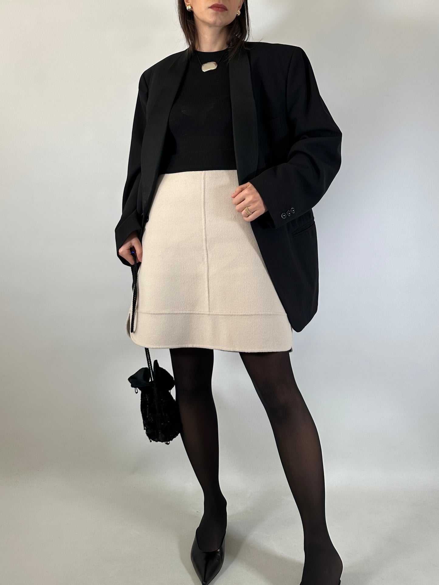 Max Mara Wool Mini Skirt