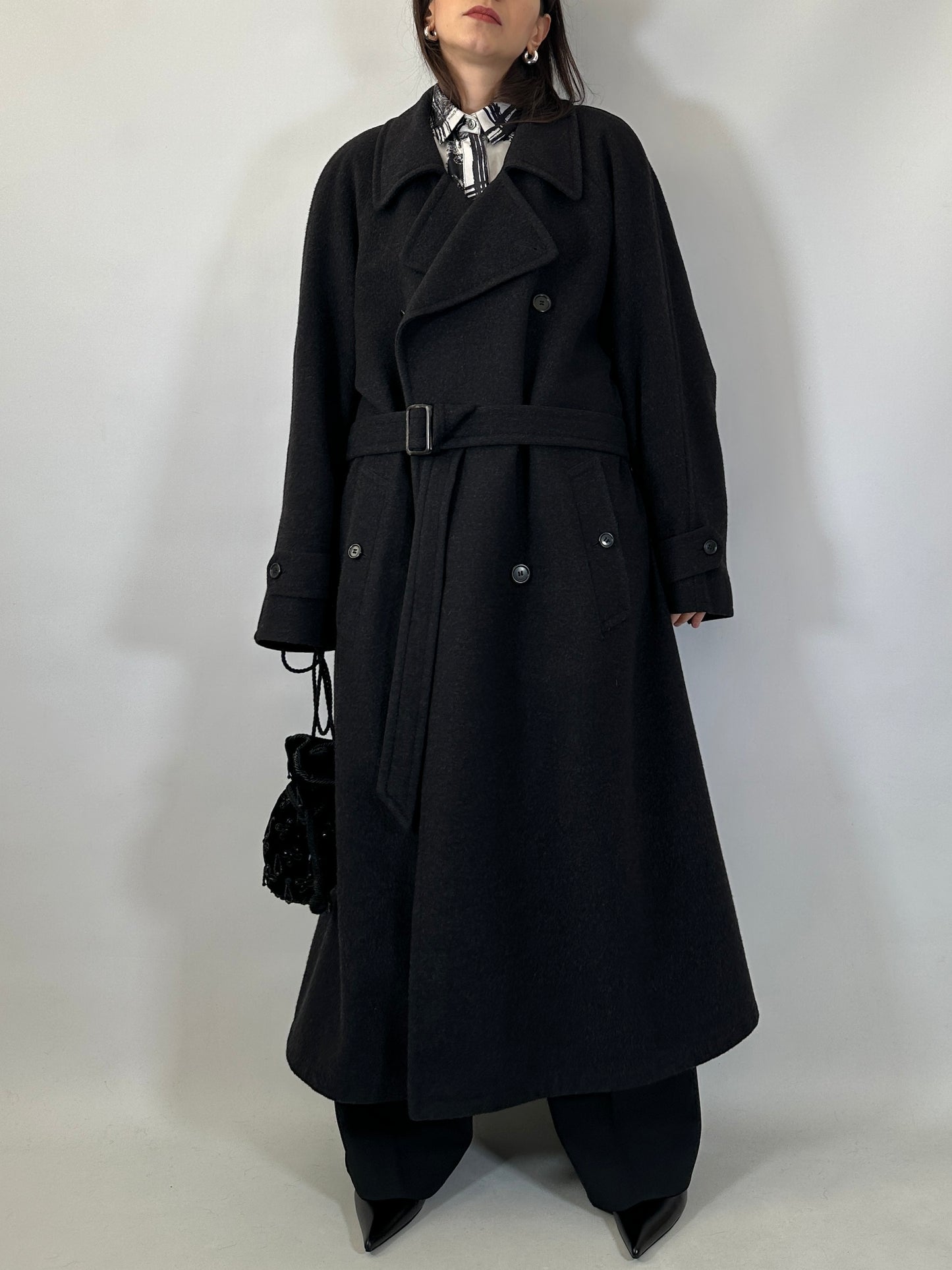 Pierre Cardin Vintage Wool & Cashmere Long Coat