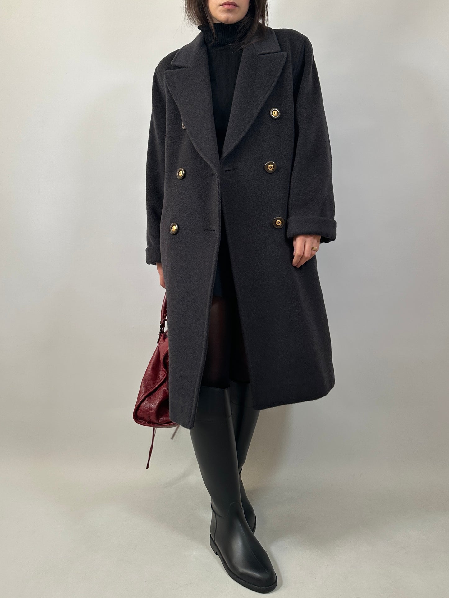 Piacenza Wool Double-Breasted Coat