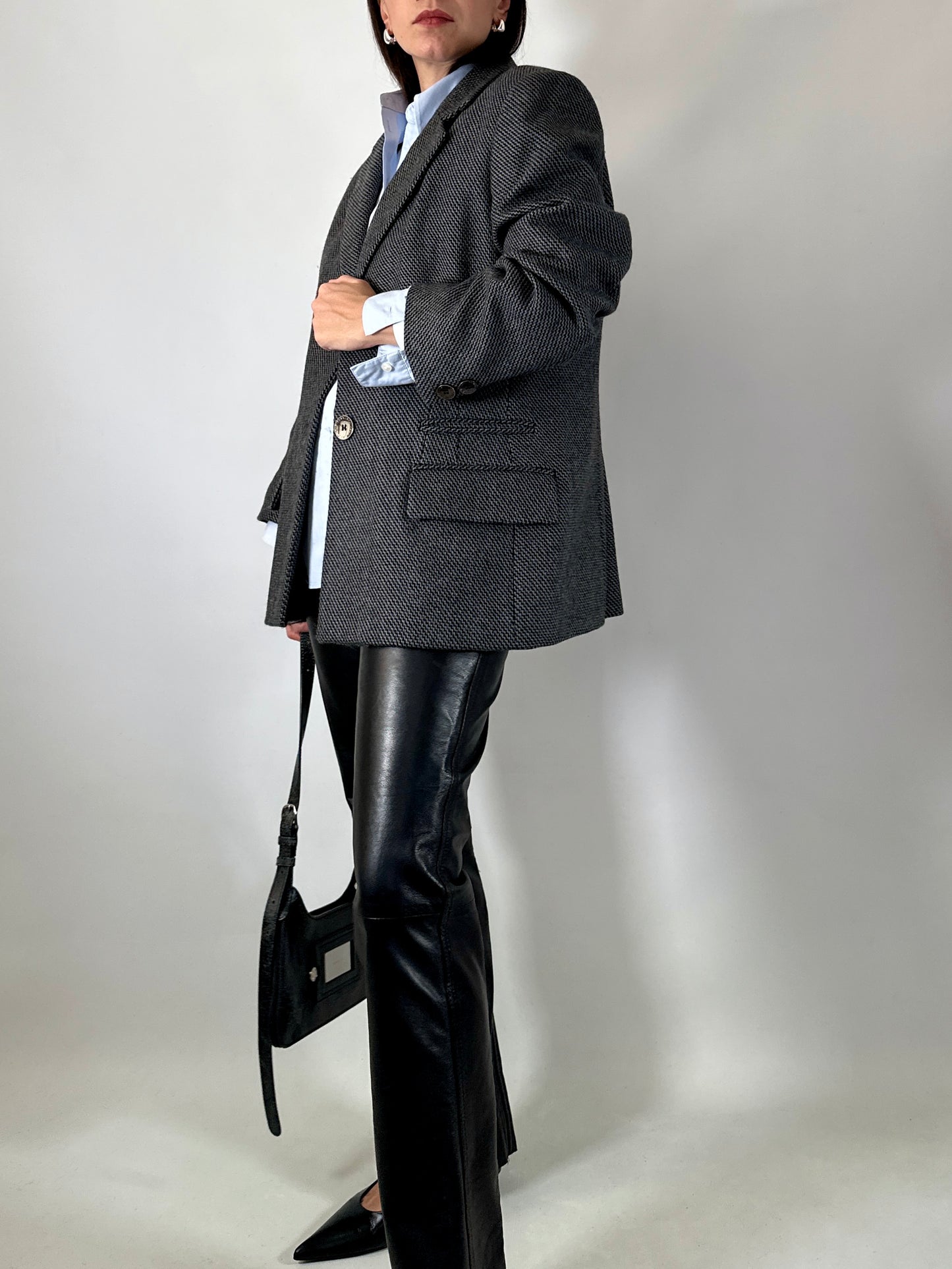 Vintage Ferré textured wool jacket