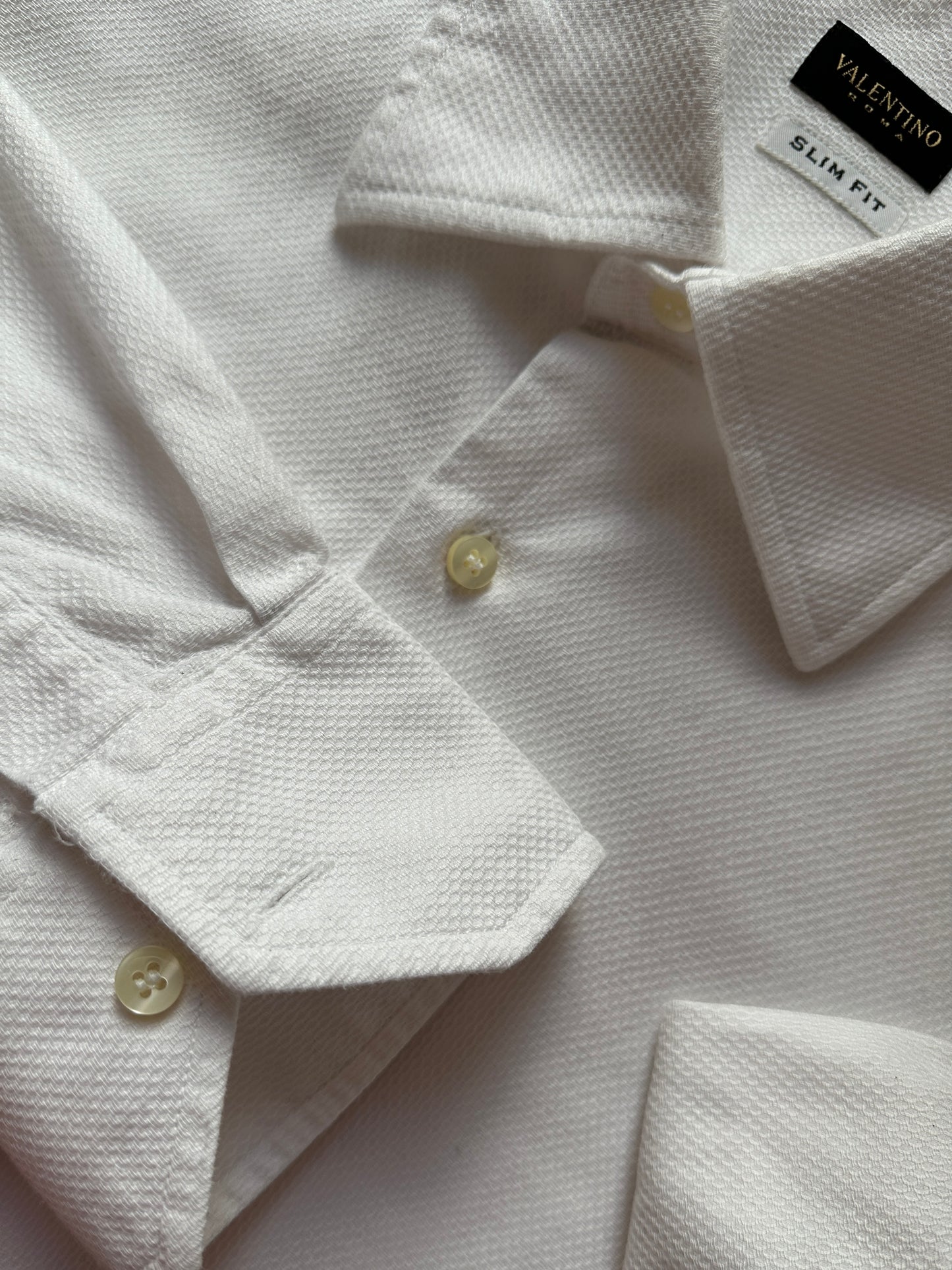 Valentino white cotton classic shirt