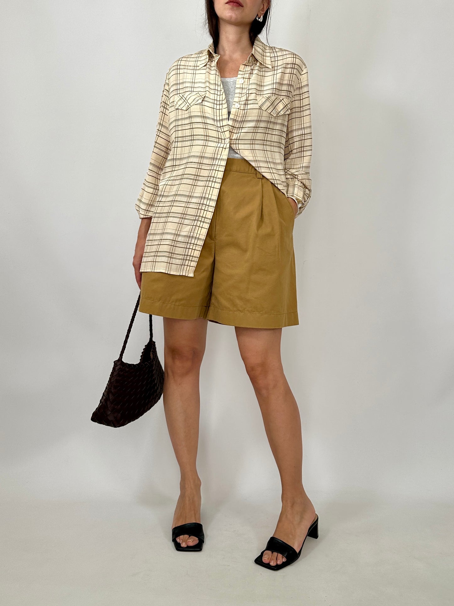 Tailored Cotton Bermuda Shorts