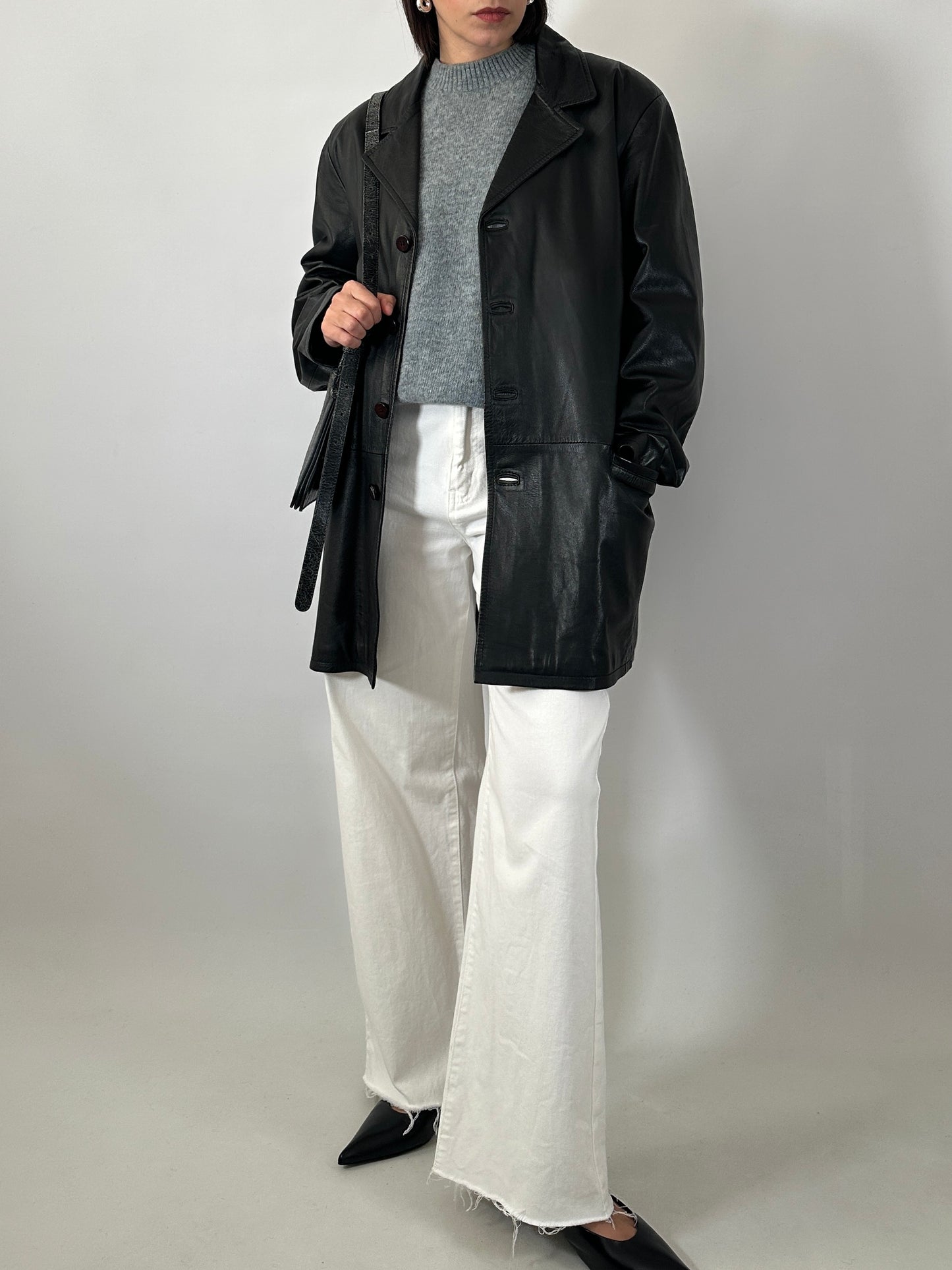 Classic soft leather jacket