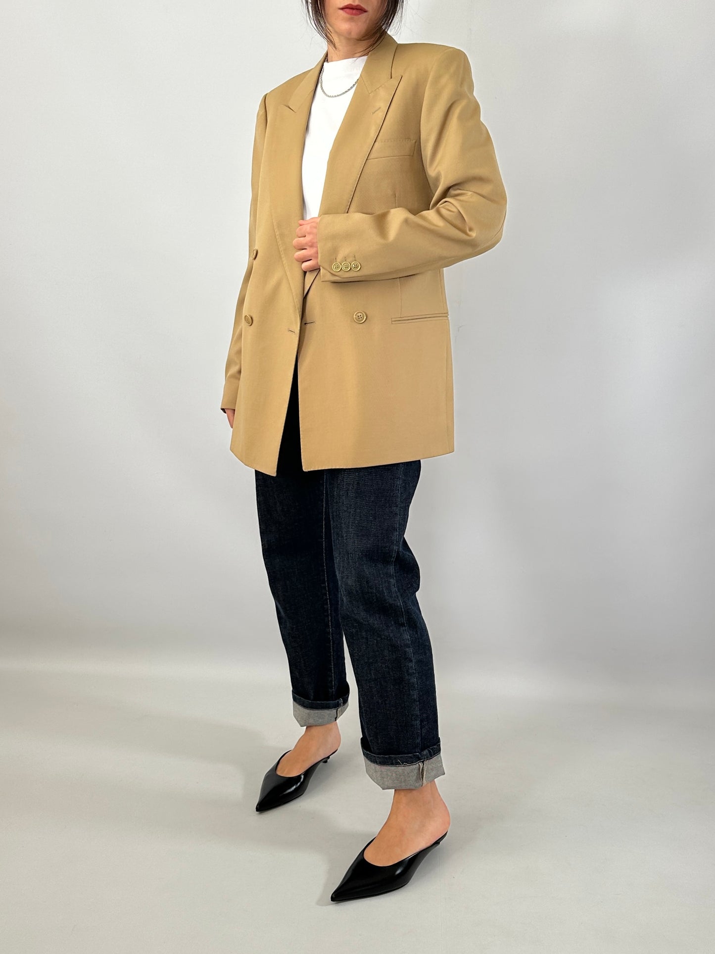 Double-breasted vintage blazer