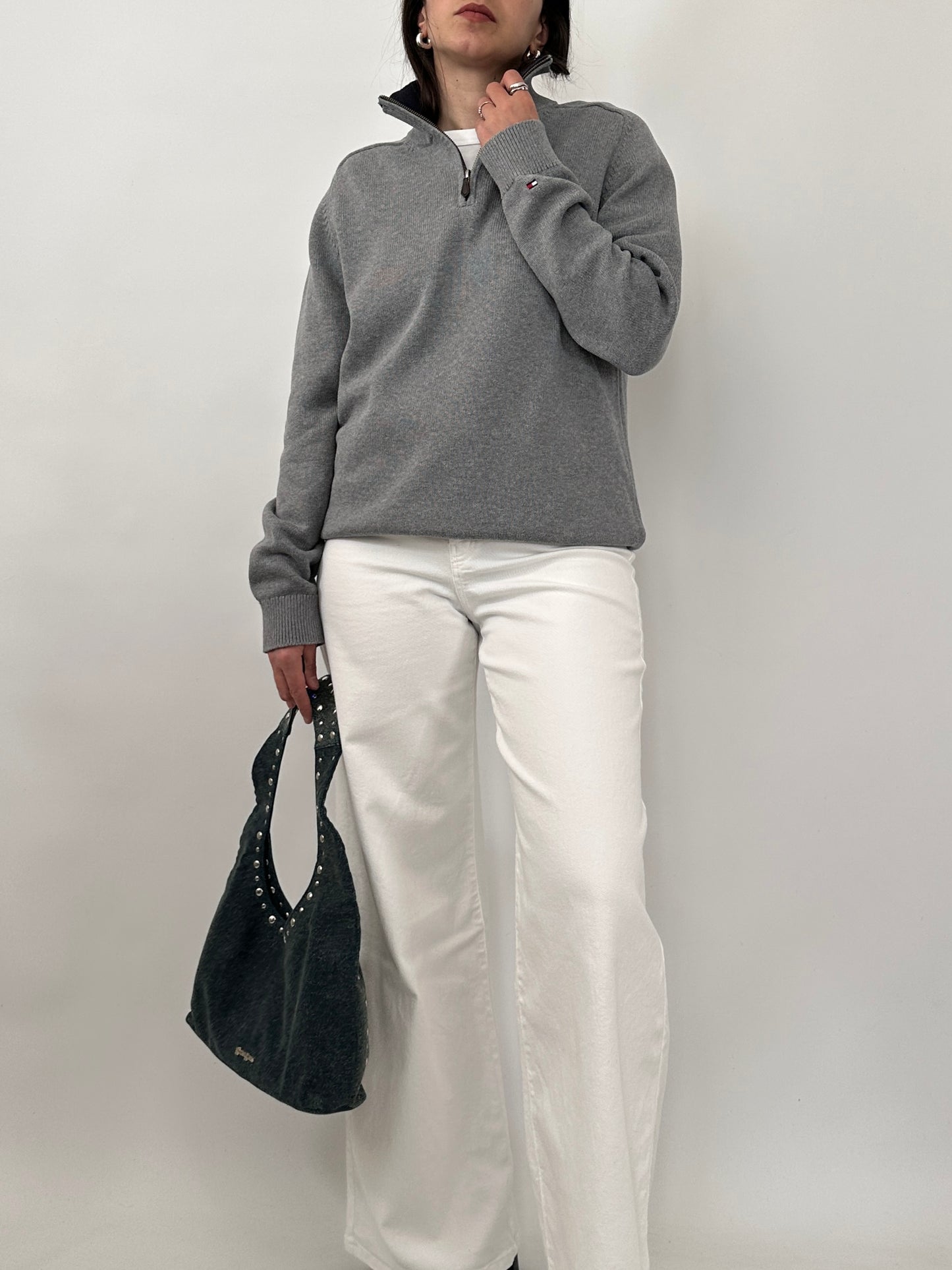 Tommy Hilfiger Cotton Half Zip Sweater