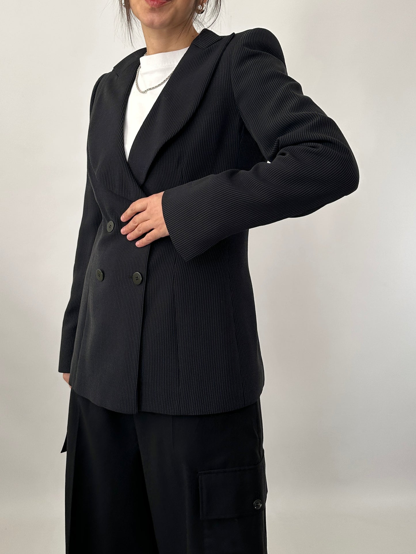 Giorgio Armani silk and wool blazer