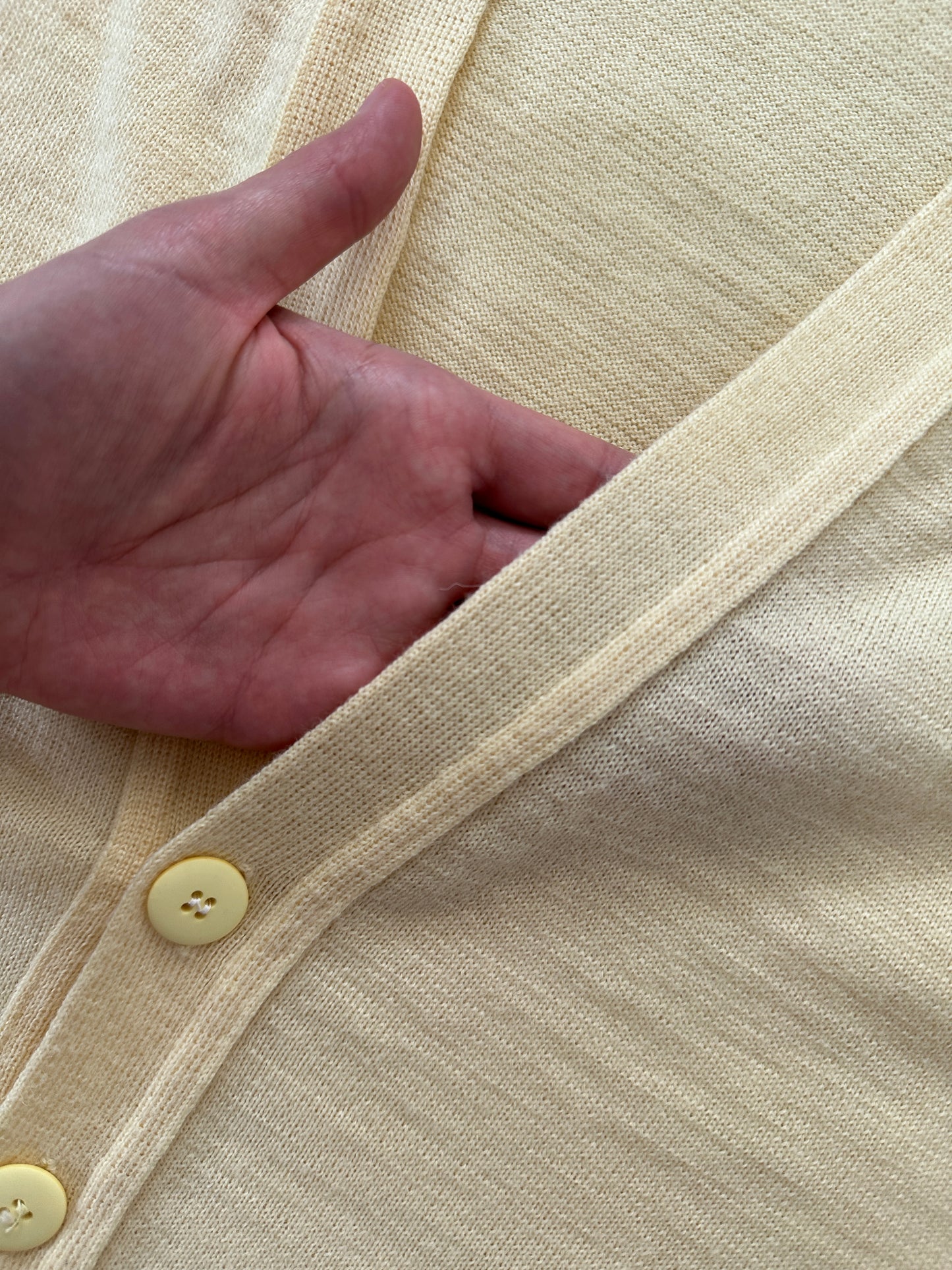 Button front sweater vest