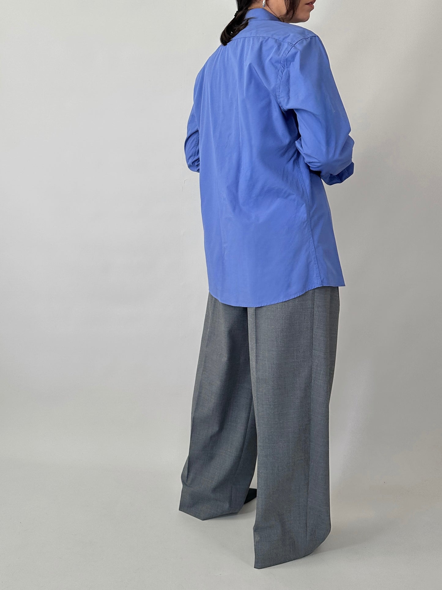 Moschino heart-embroidered cotton shirt