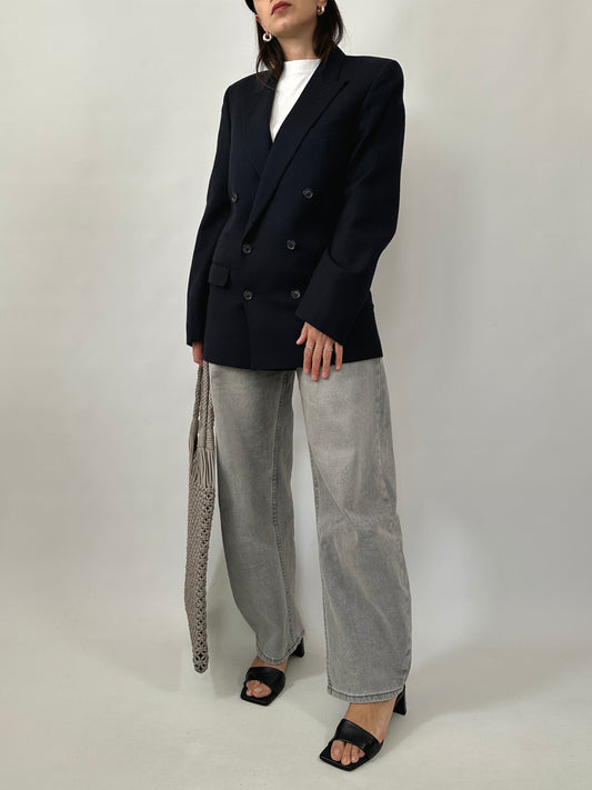 Timeless Tailored Pinstripe Blazer