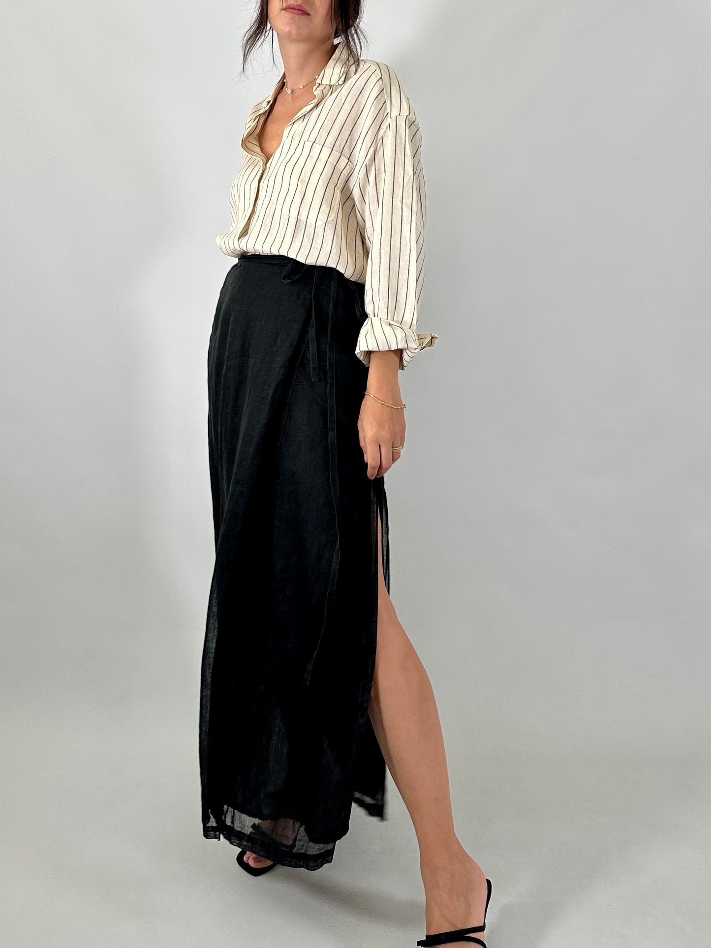 Sportmax maxi wrap skirt