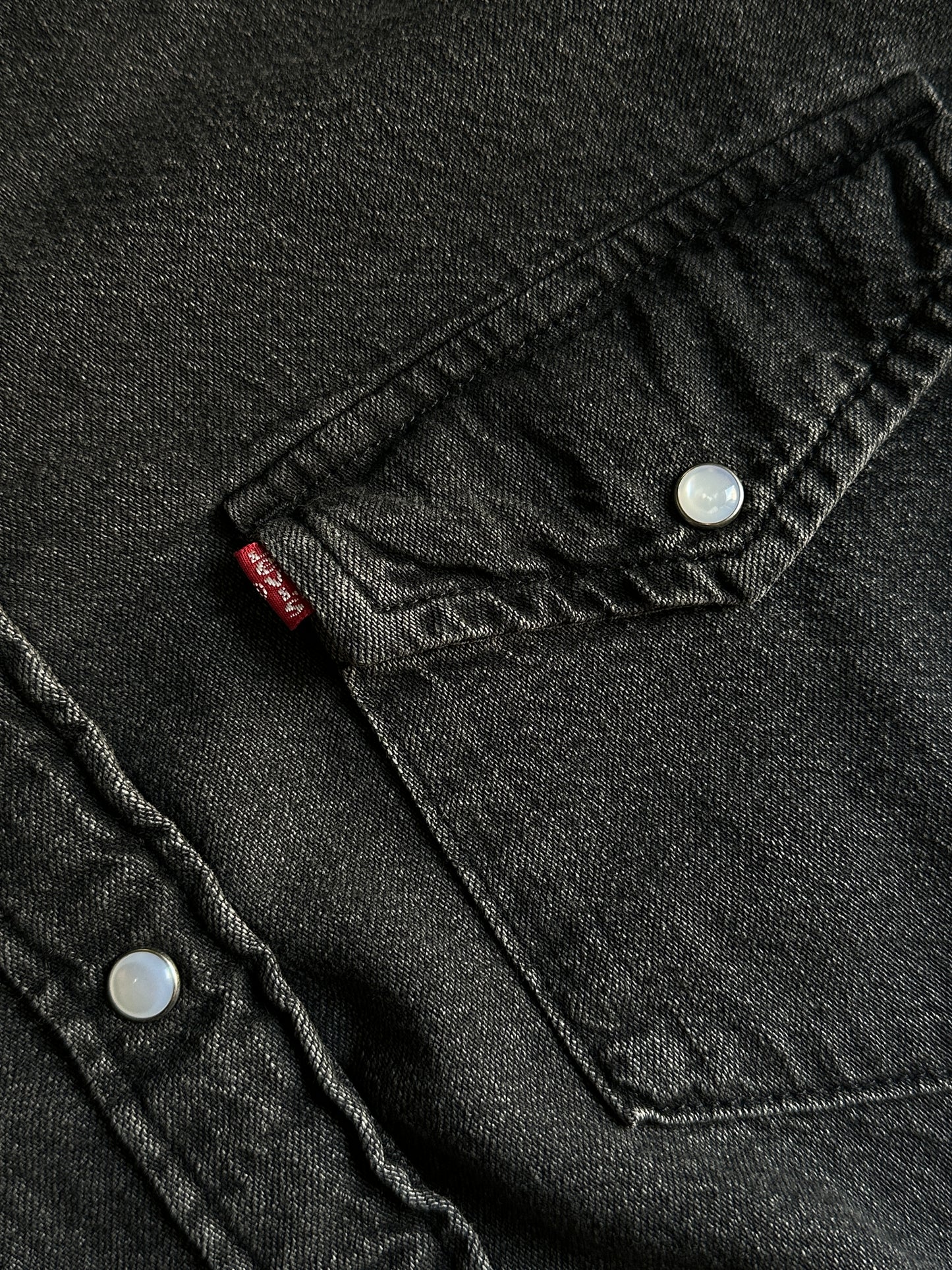 Levi’s Washed Black Western Denim Shirt