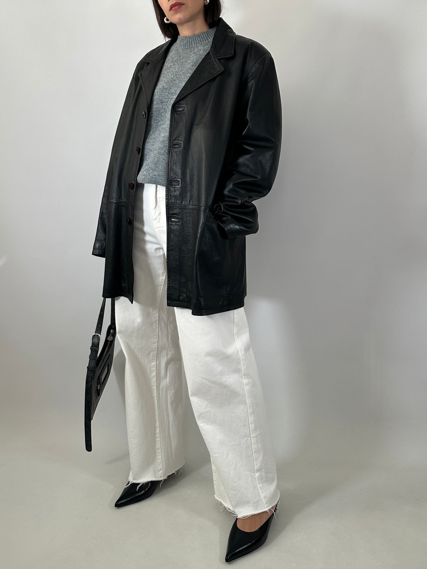 Classic soft leather jacket