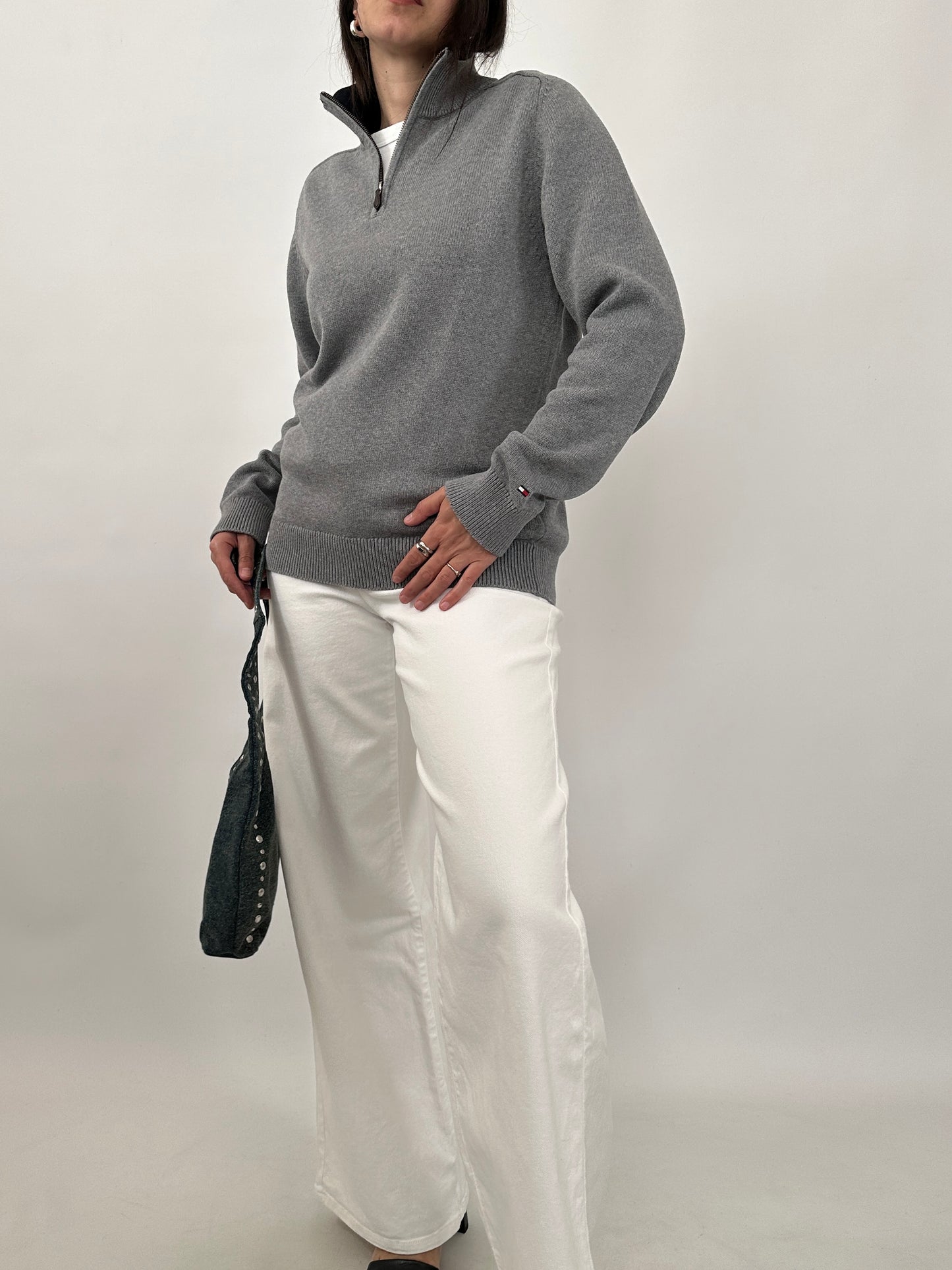 Tommy Hilfiger Cotton Half Zip Sweater