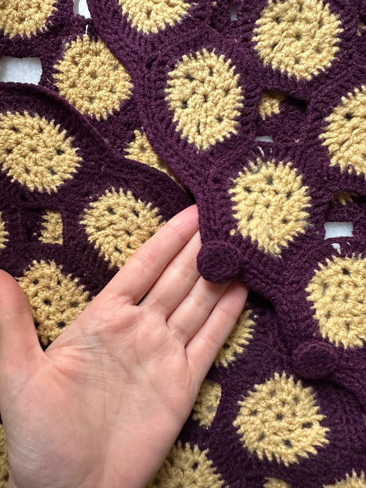 Handmade crochet vest