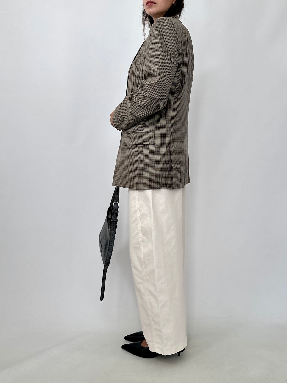 Valentino Prince of Wales Cotton Blazer