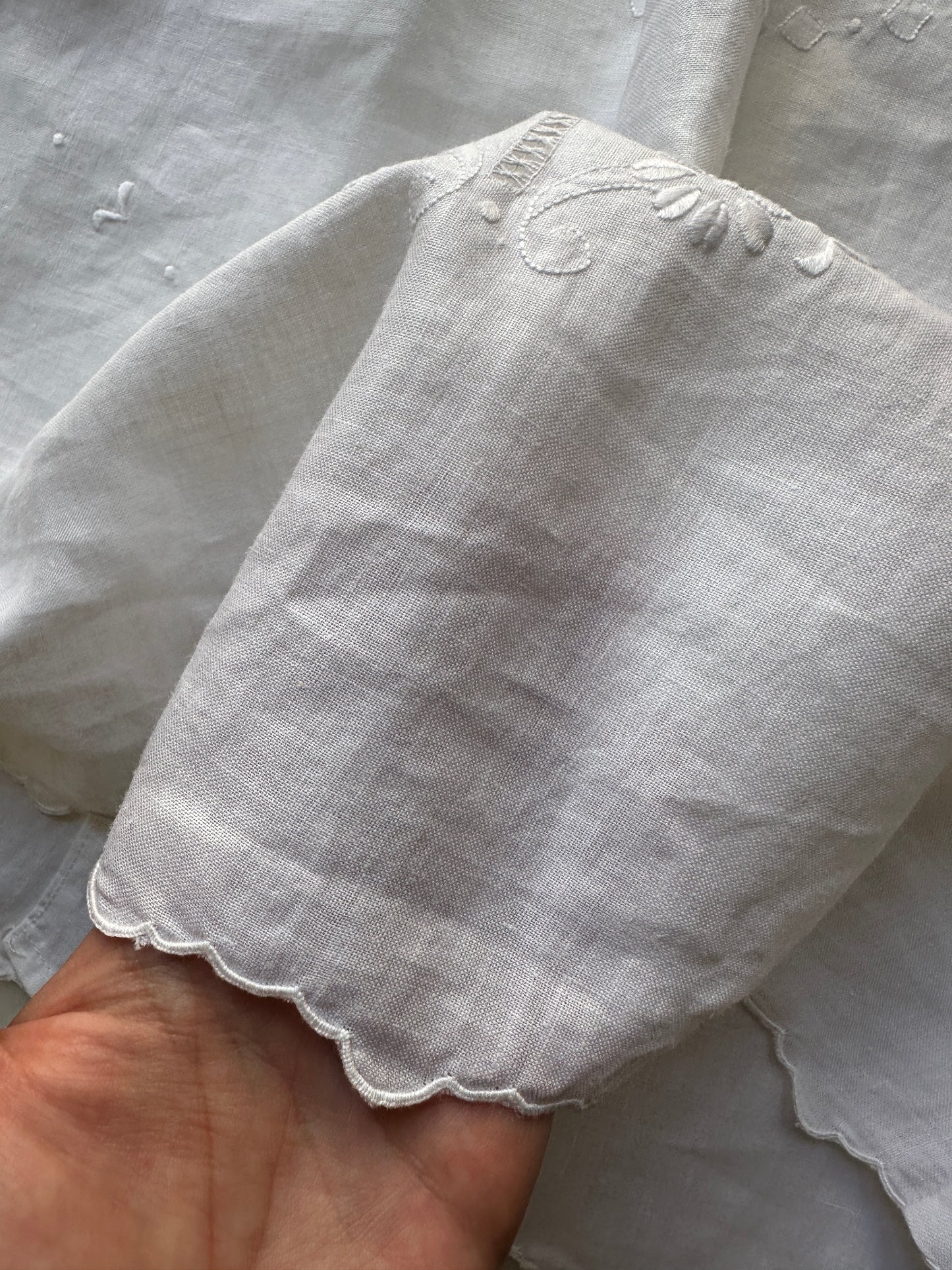 Vintage linen halter neck top