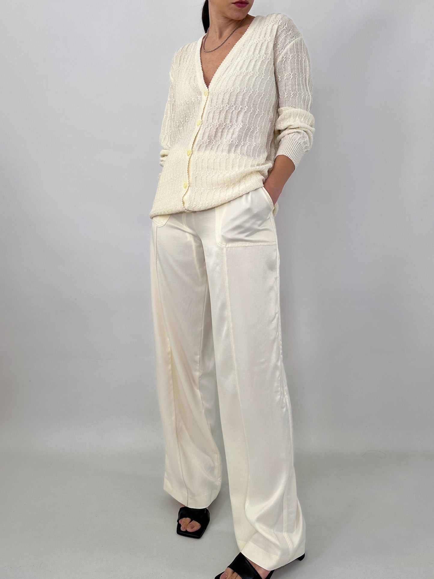 Handmade vintage crochet cardigan