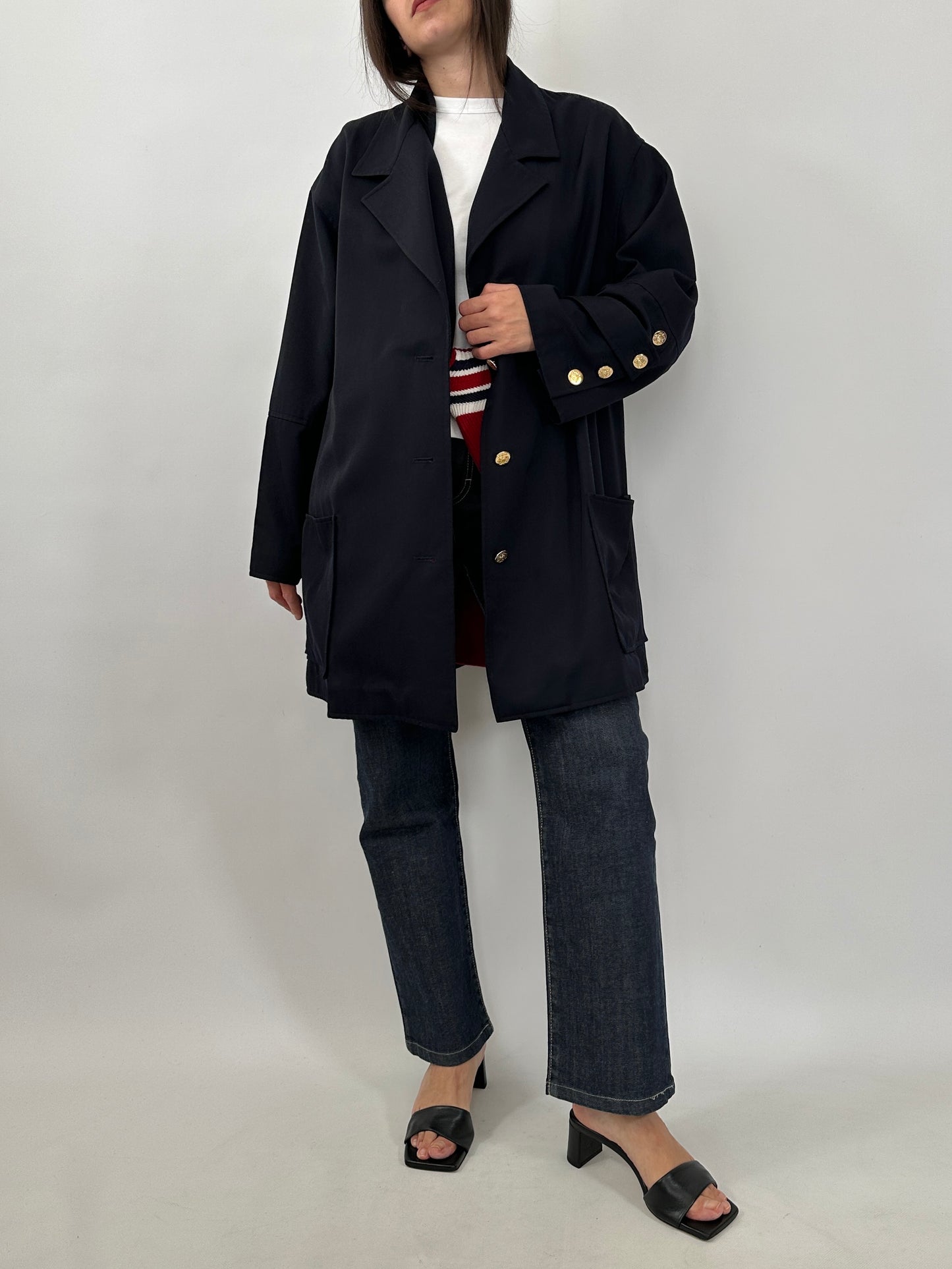 Vintage Lightweight Navy Jacket