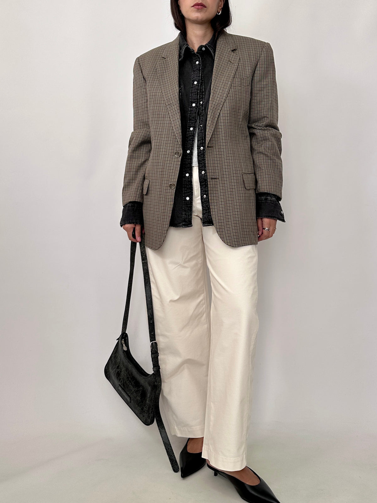 Valentino Prince of Wales Cotton Blazer