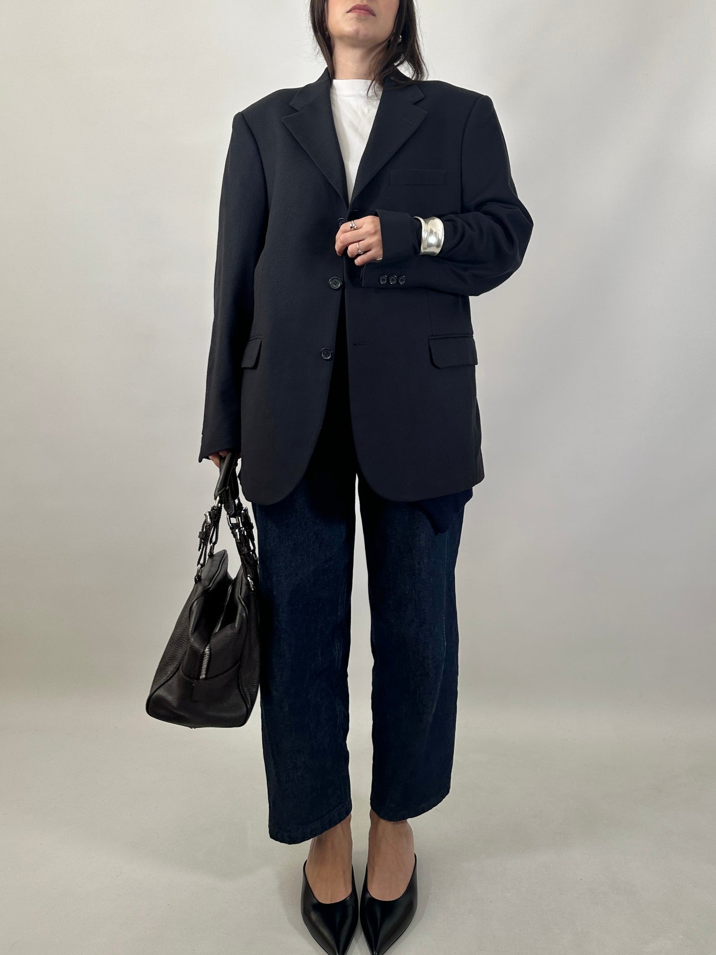 Tailored Cashmere Blend Blazer