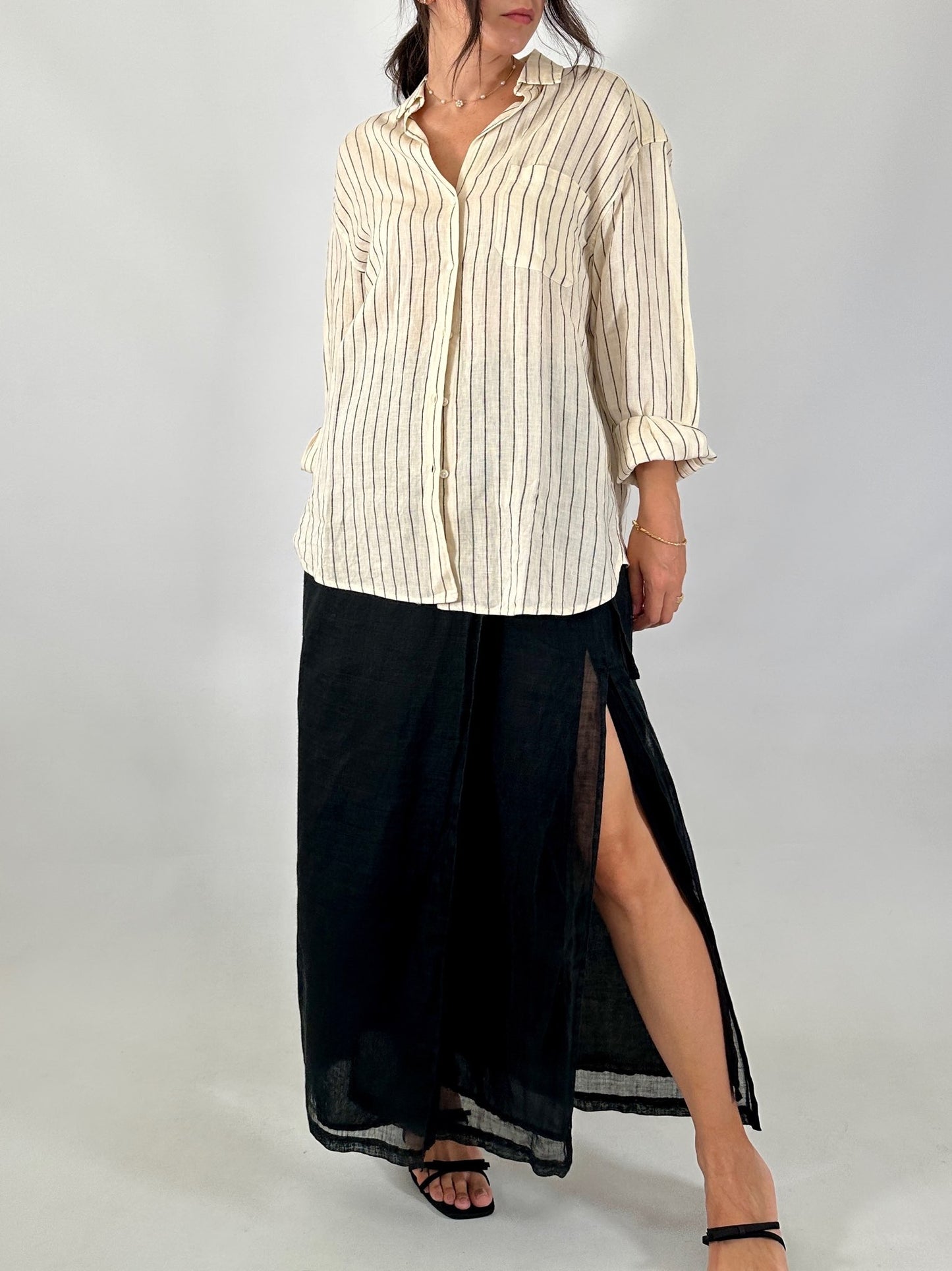 Weekend Max Mara striped linen shirt
