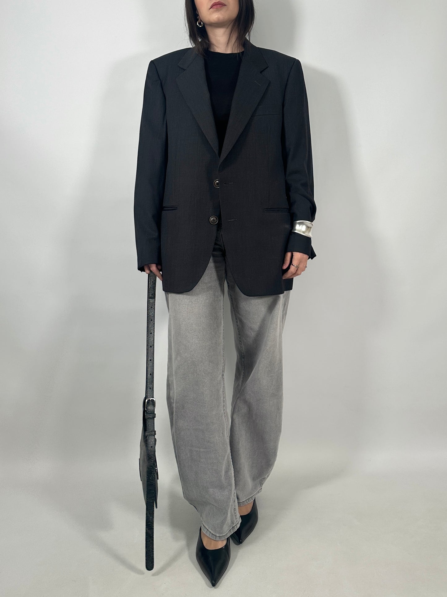 Vintage Tailored Wool Blazer