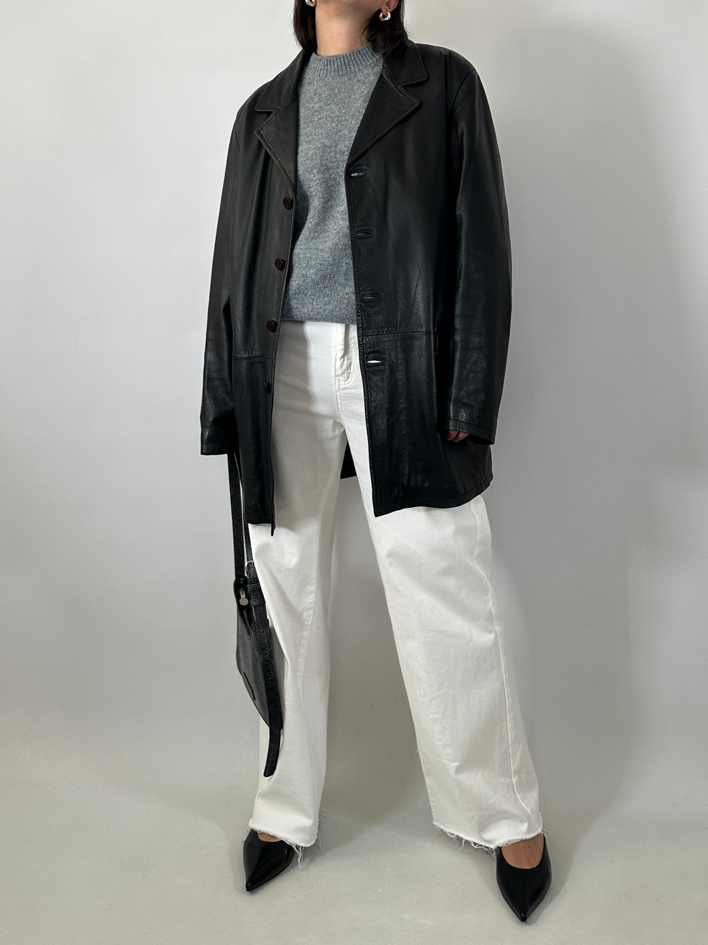 Classic soft leather jacket