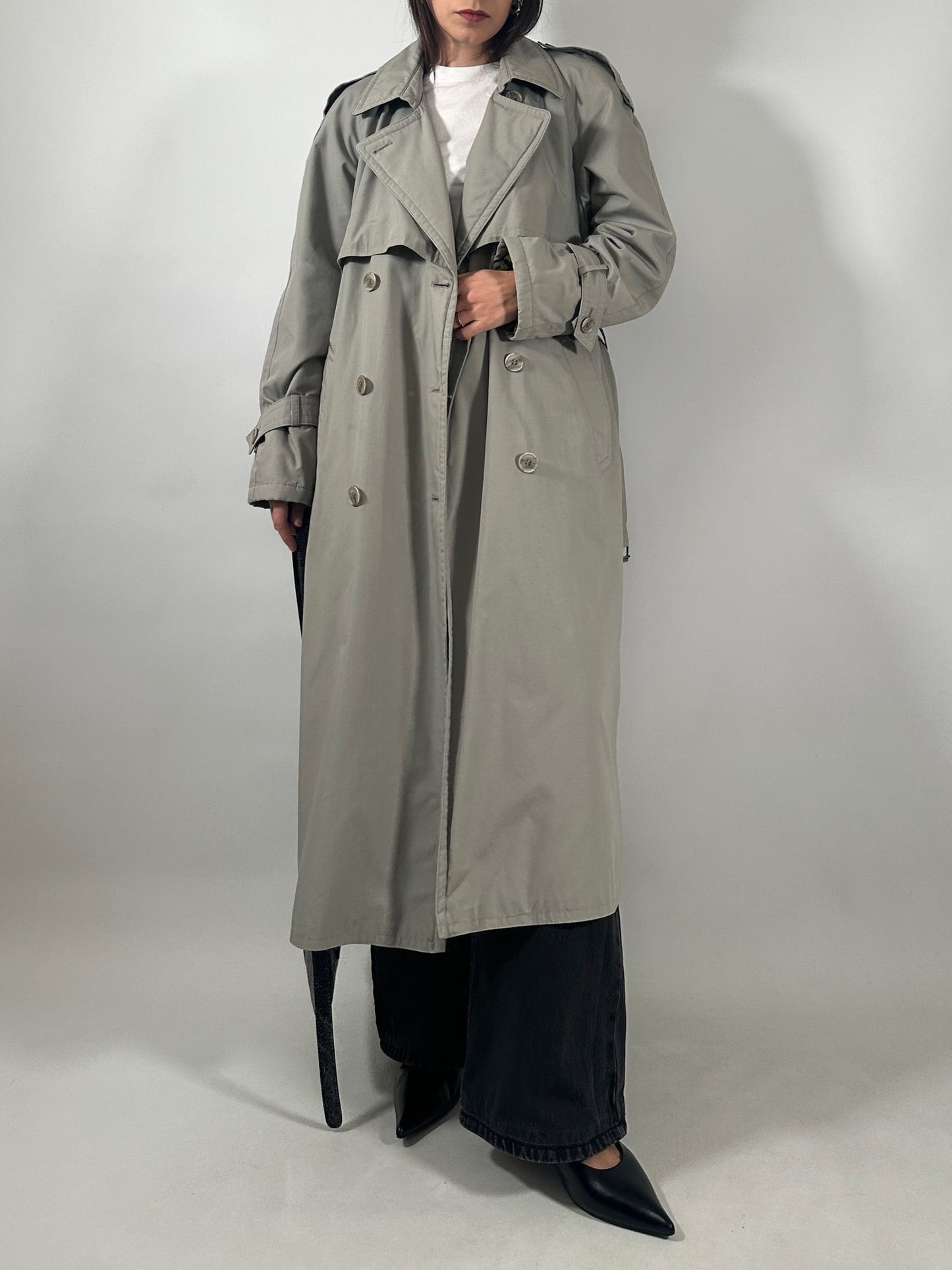 Vintage Trench Coat with Removable Lining