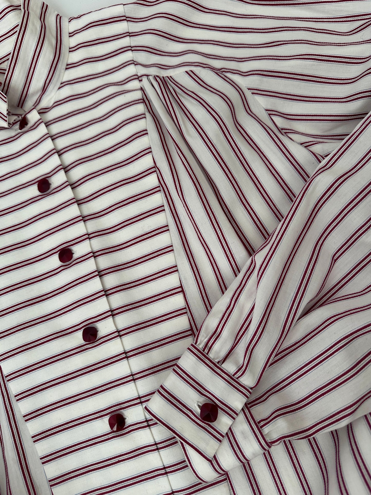Handmade vintage striped shirt