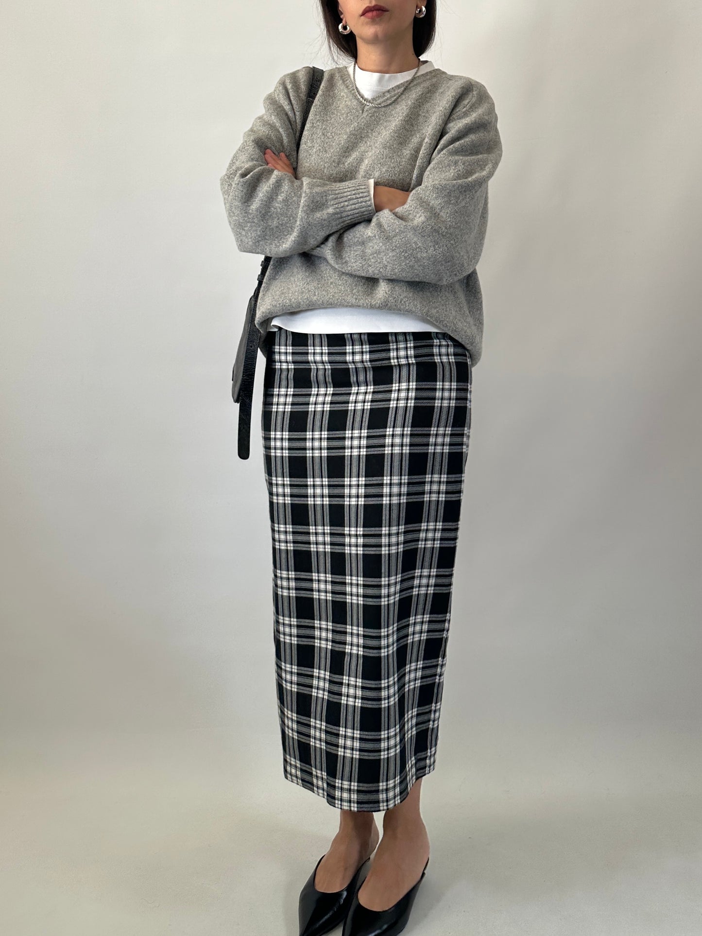 Soft wool blend V-neck sweater