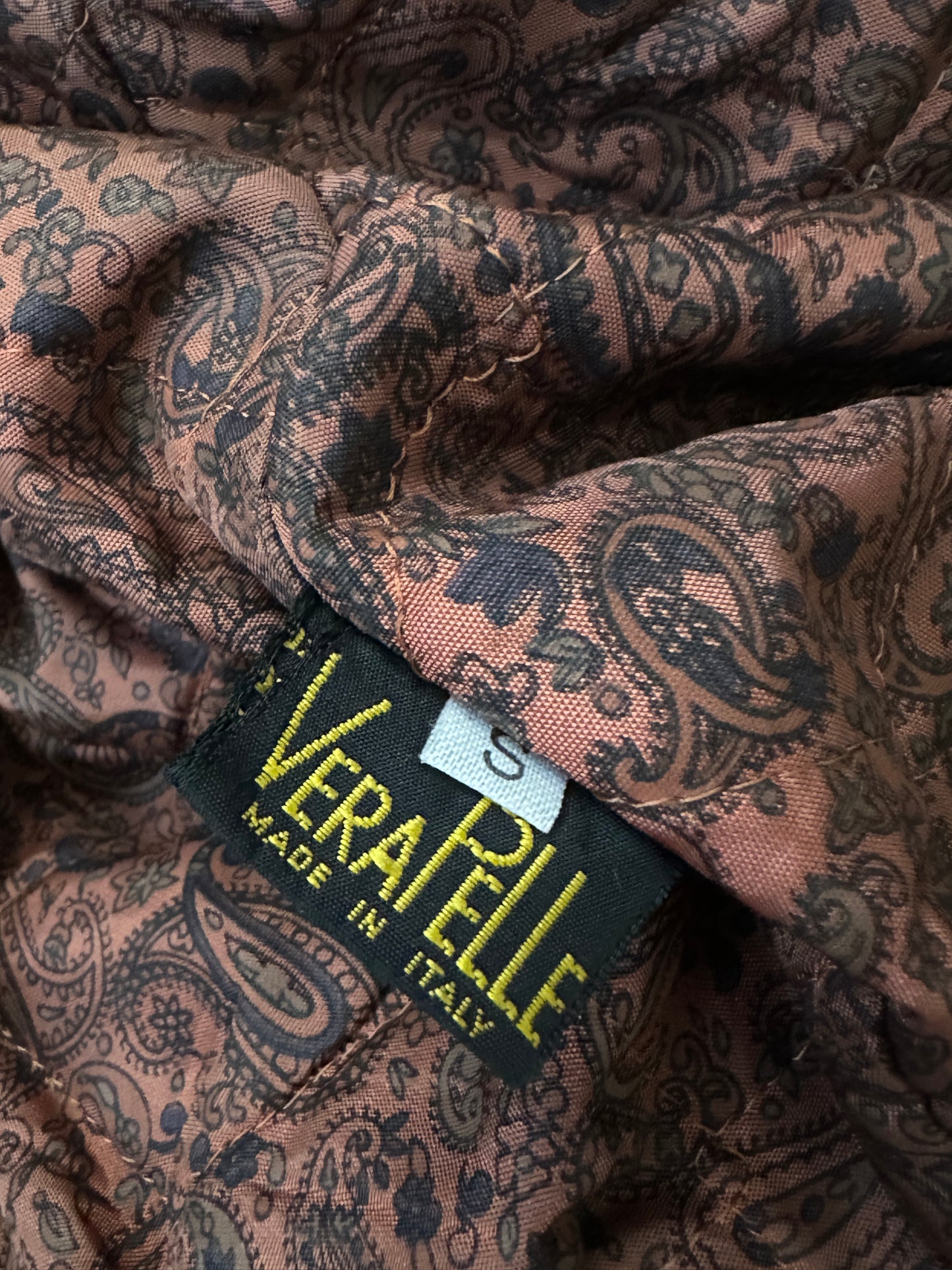 80s bomber jacket in distressed leather