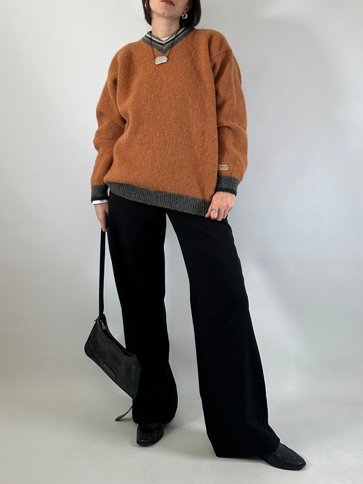 Columbia Sportswear 90s Shetland wool sweater