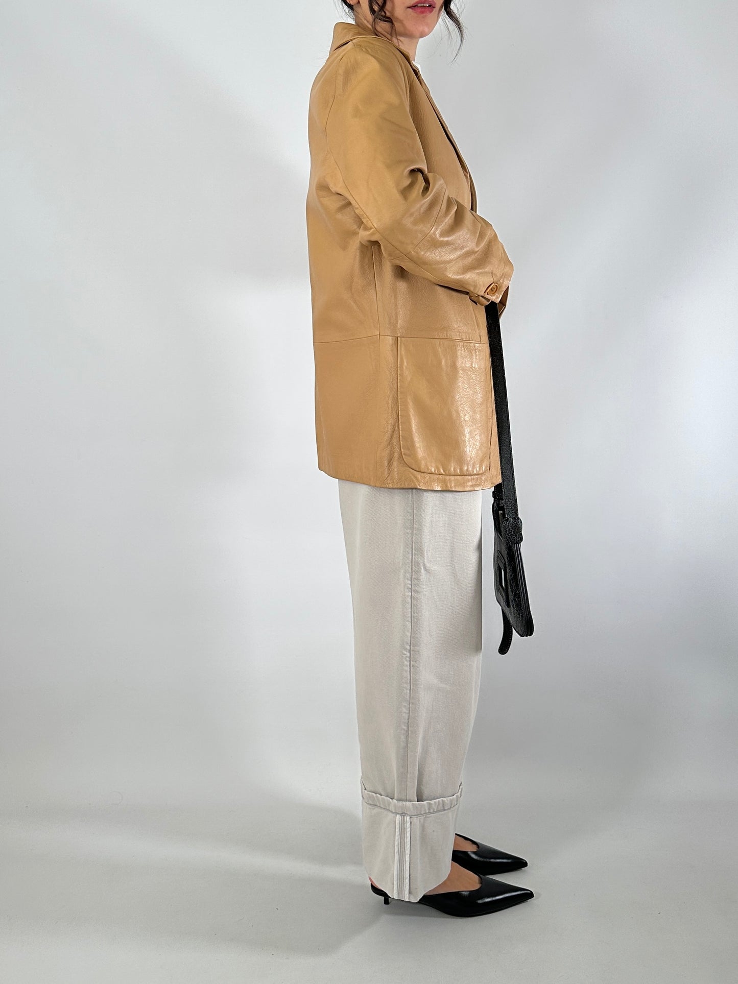 Vintage Marella soft leather jacket