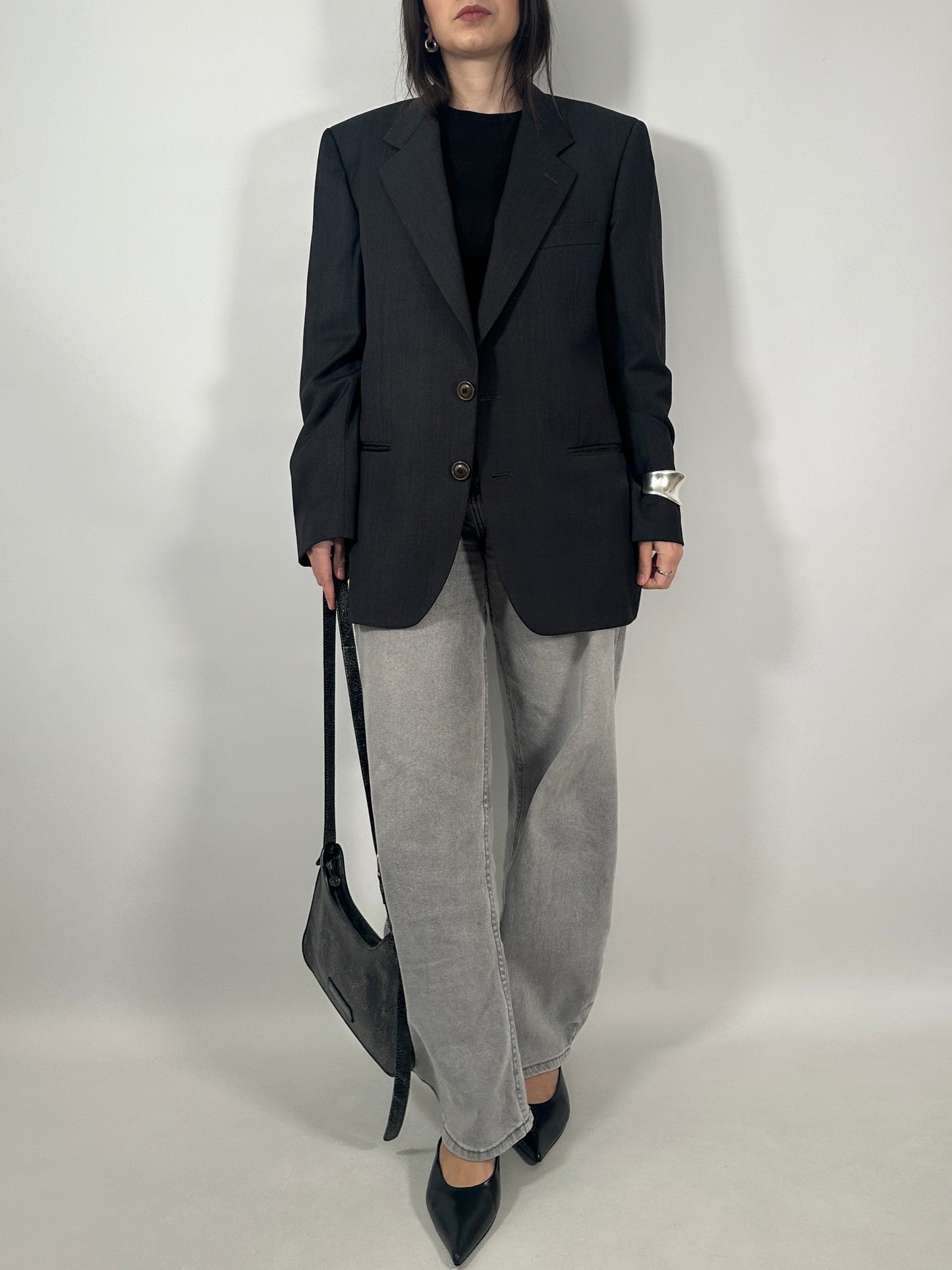 Vintage Tailored Wool Blazer