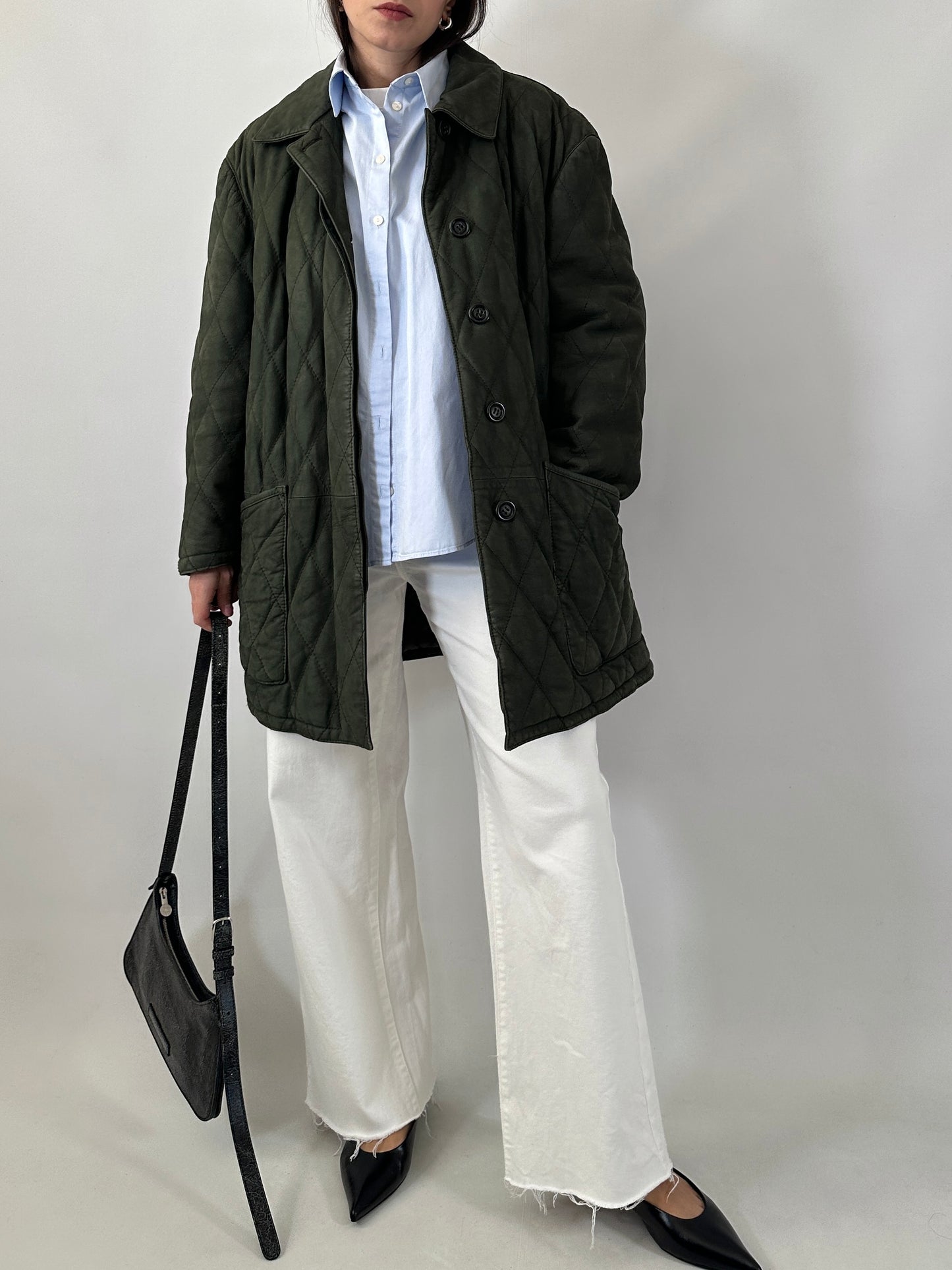 Tailor-made quilted leather jacket