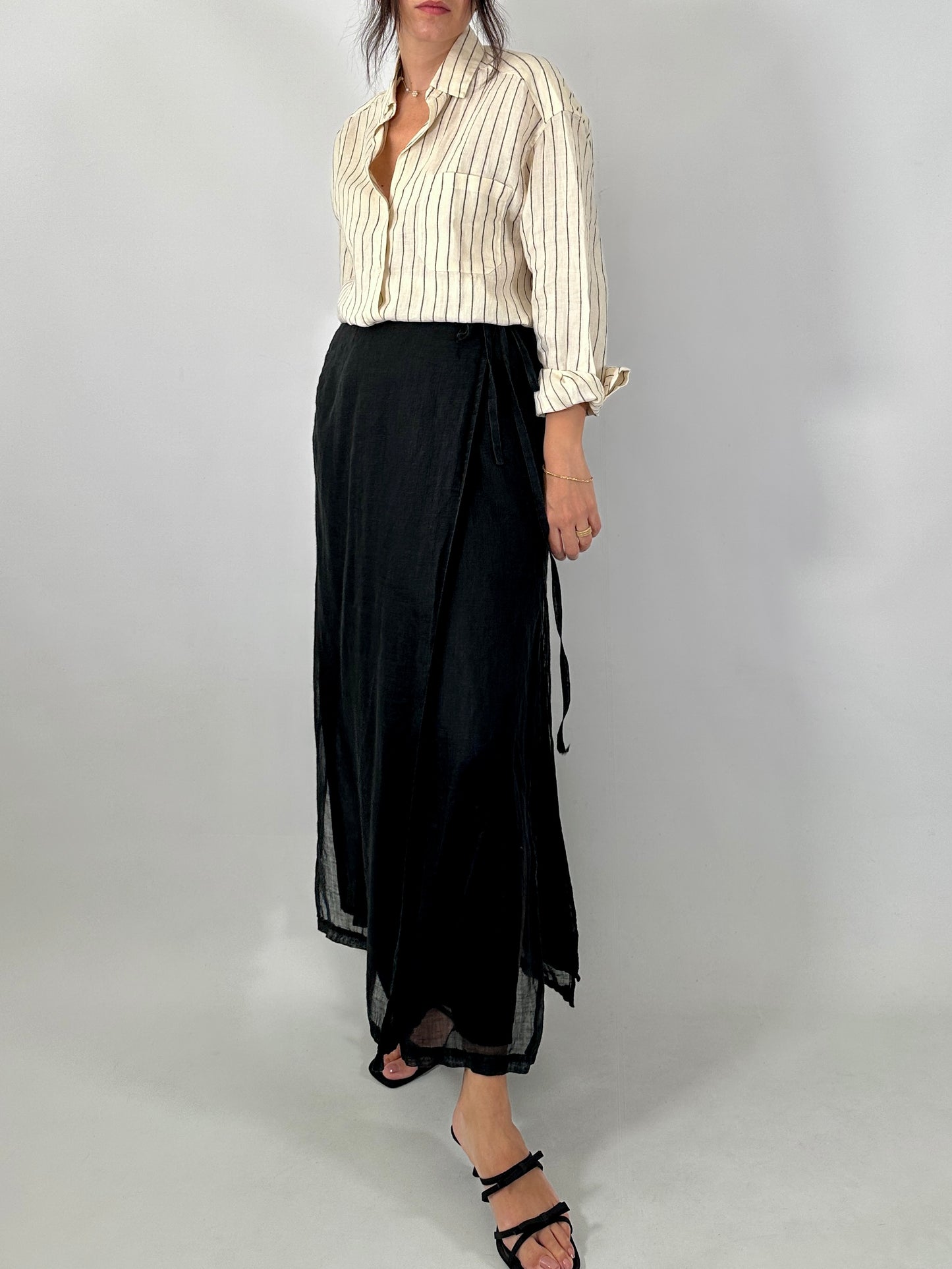 Sportmax maxi wrap skirt