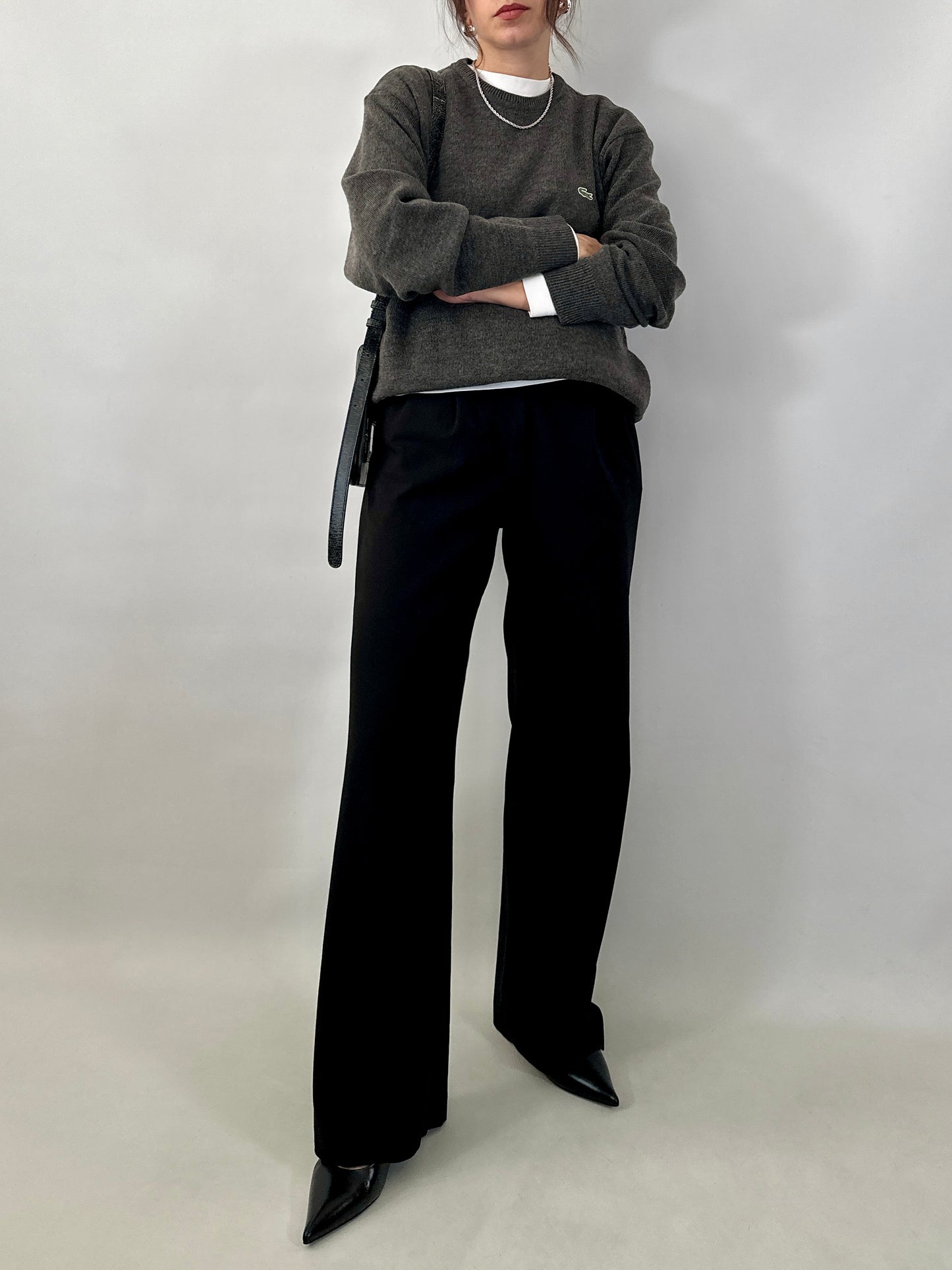 Lacoste wool blend sweater