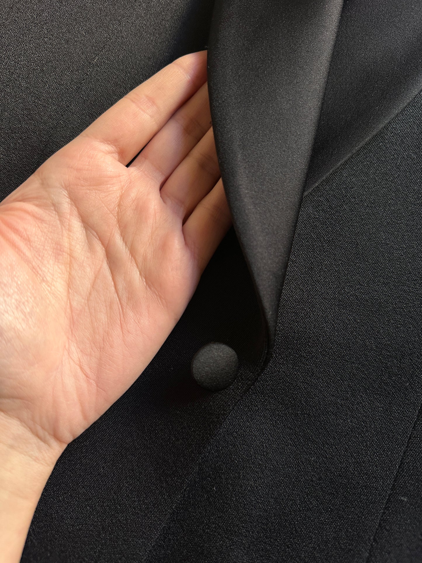 Vintage Black Tuxedo Blazer