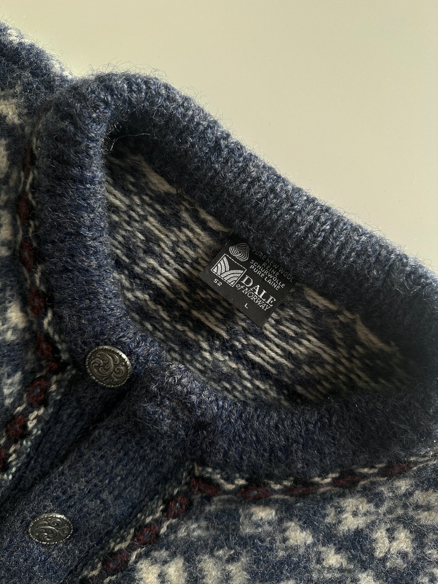 Norwegian Pure Wool Cardigan Jacket
