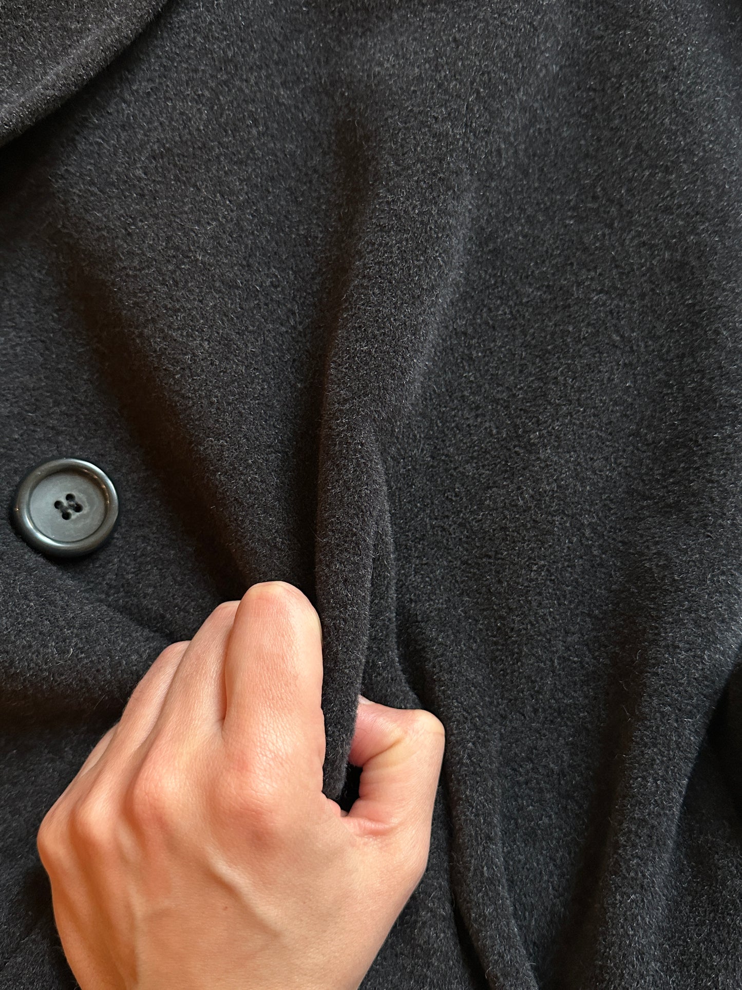 Oversized Vintage Funnel Neck Coat