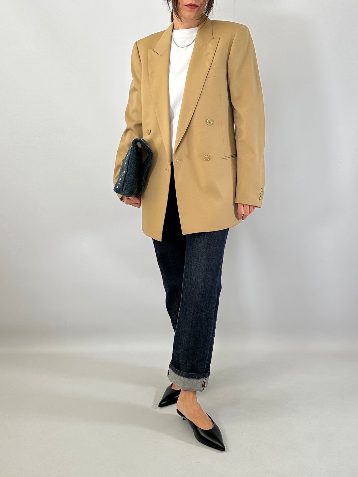 Double-breasted vintage blazer