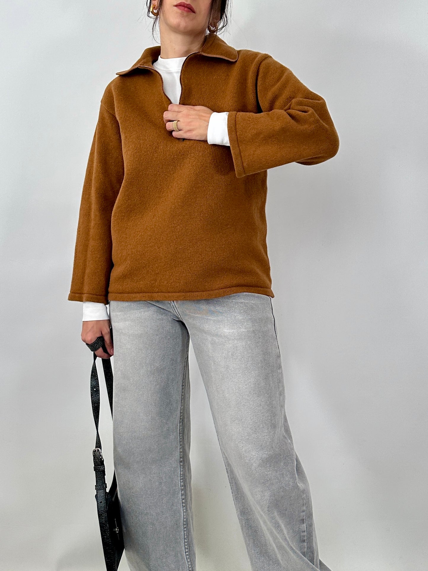 Vintage Gianfranco Ferré cashmere polo sweater