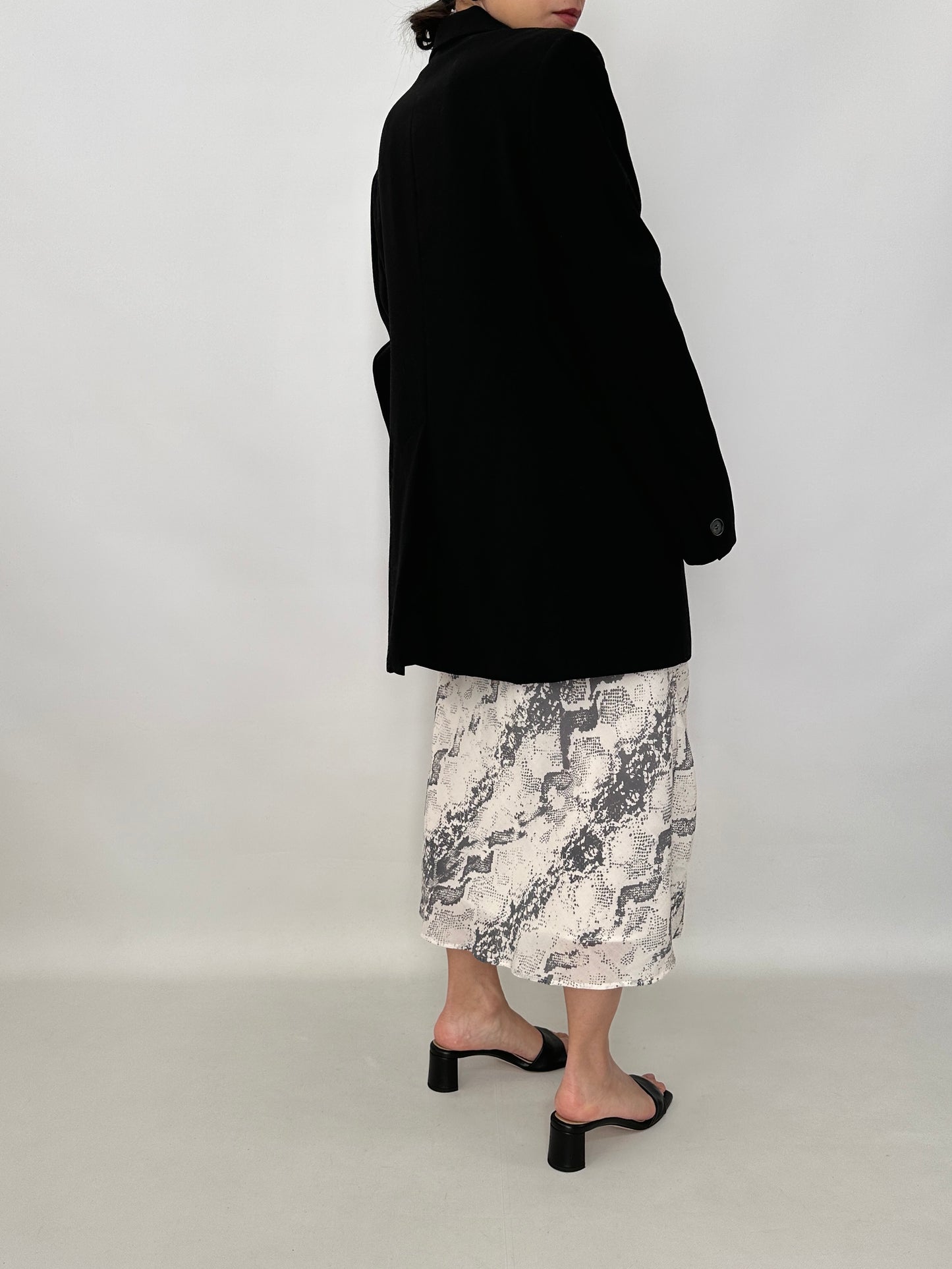 Marella long black blazer