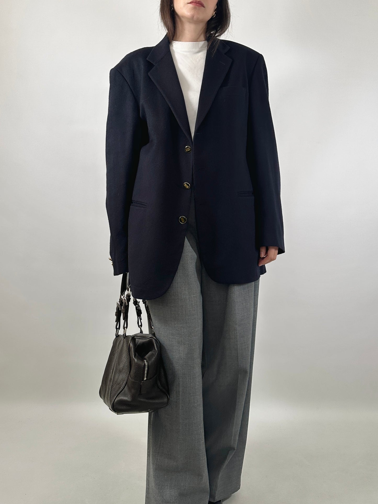 Soft Wool & Cashmere Blend Blazer