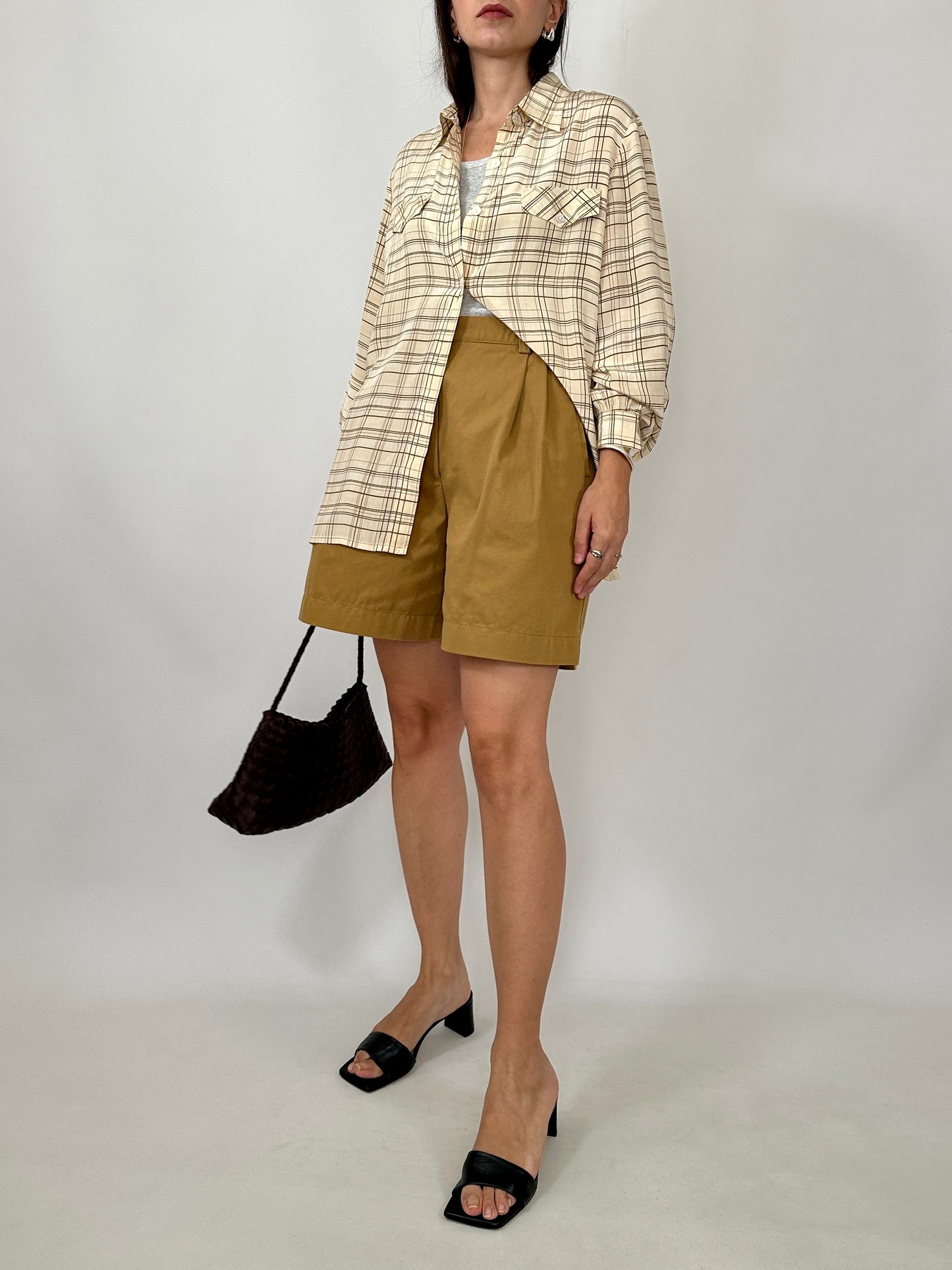 Tailored Cotton Bermuda Shorts