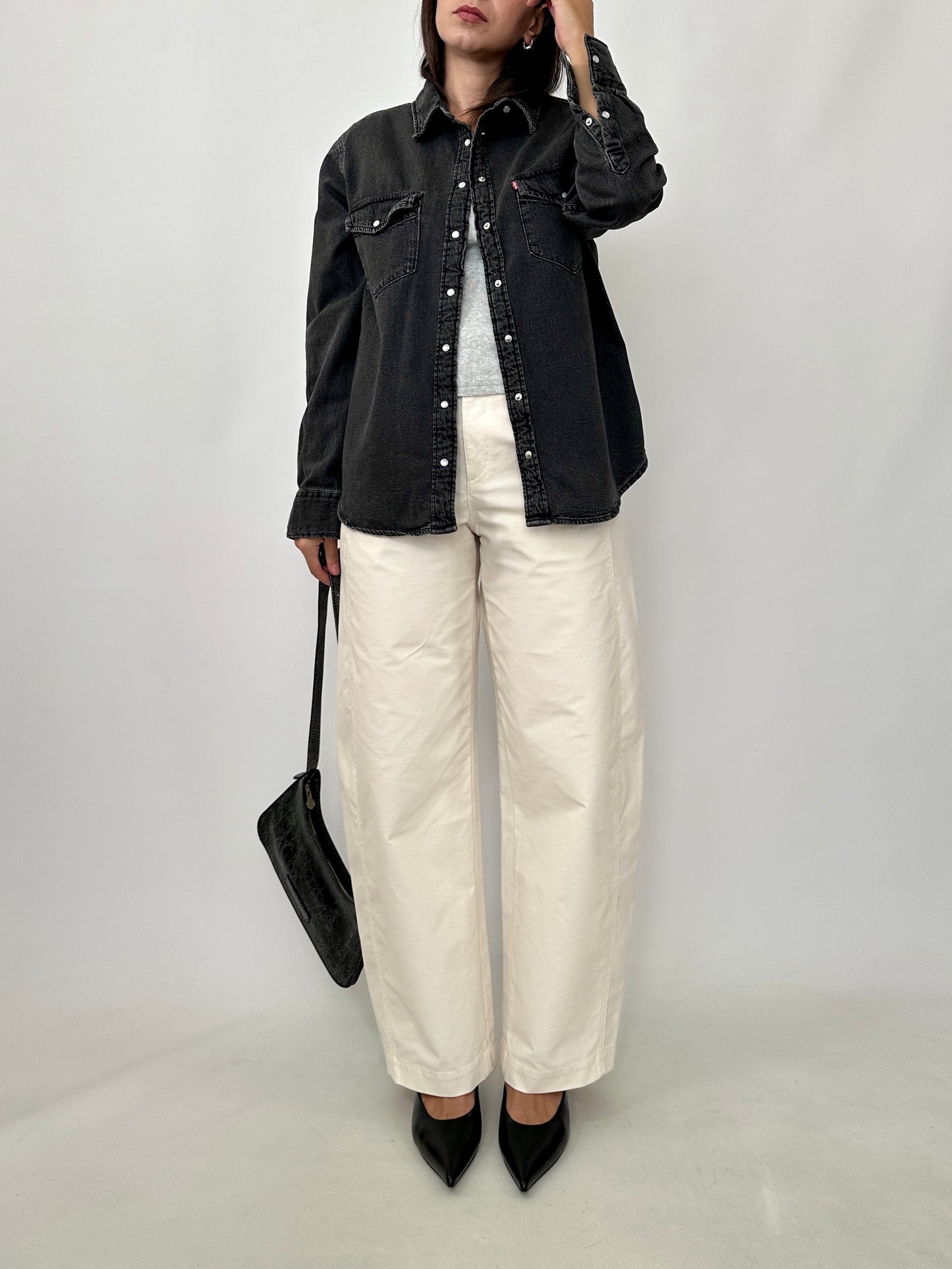 Levi’s Washed Black Western Denim Shirt