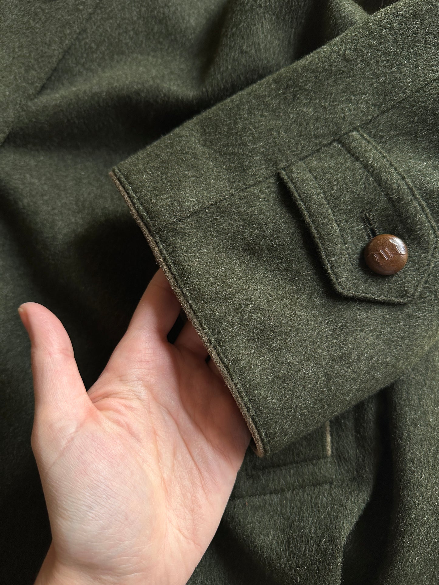 Original Green Loden Wool&Alpaca Coat